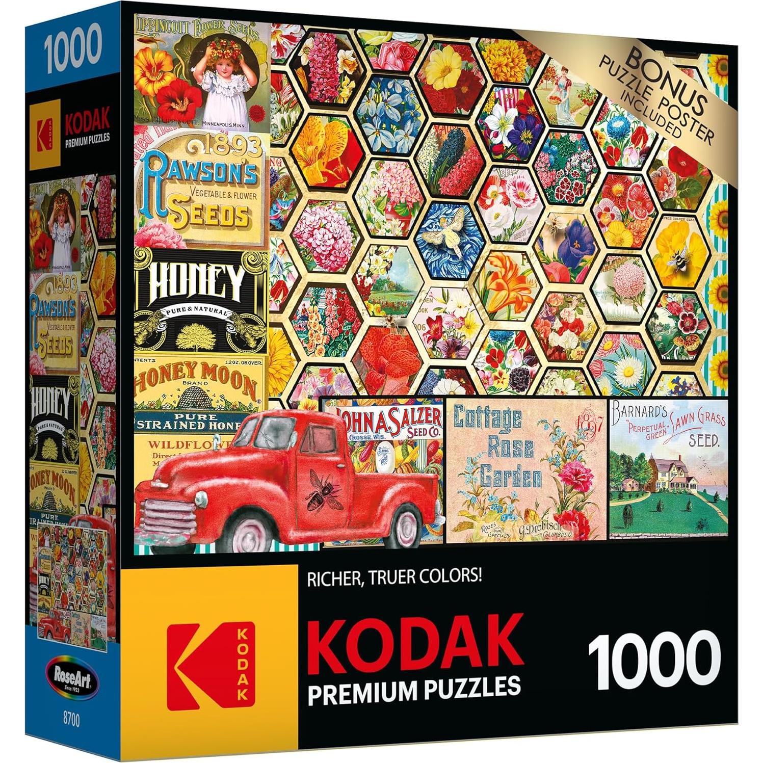 Rompecabezas Kodak Premium 1000 Piezas Flores y Semillas