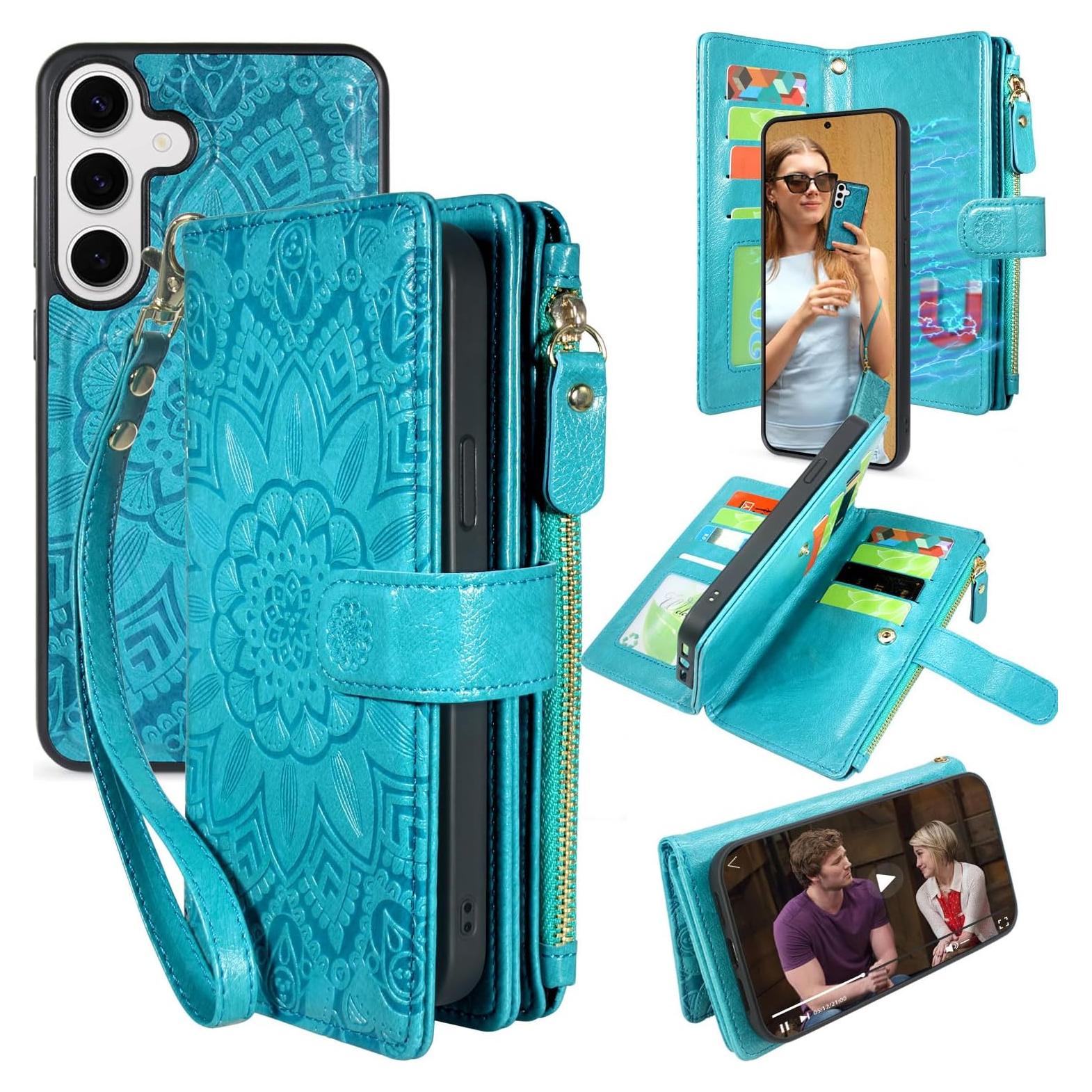 Funda de Cartera Desmontable Harryshell para Samsung Galaxy S25+ 6.7"