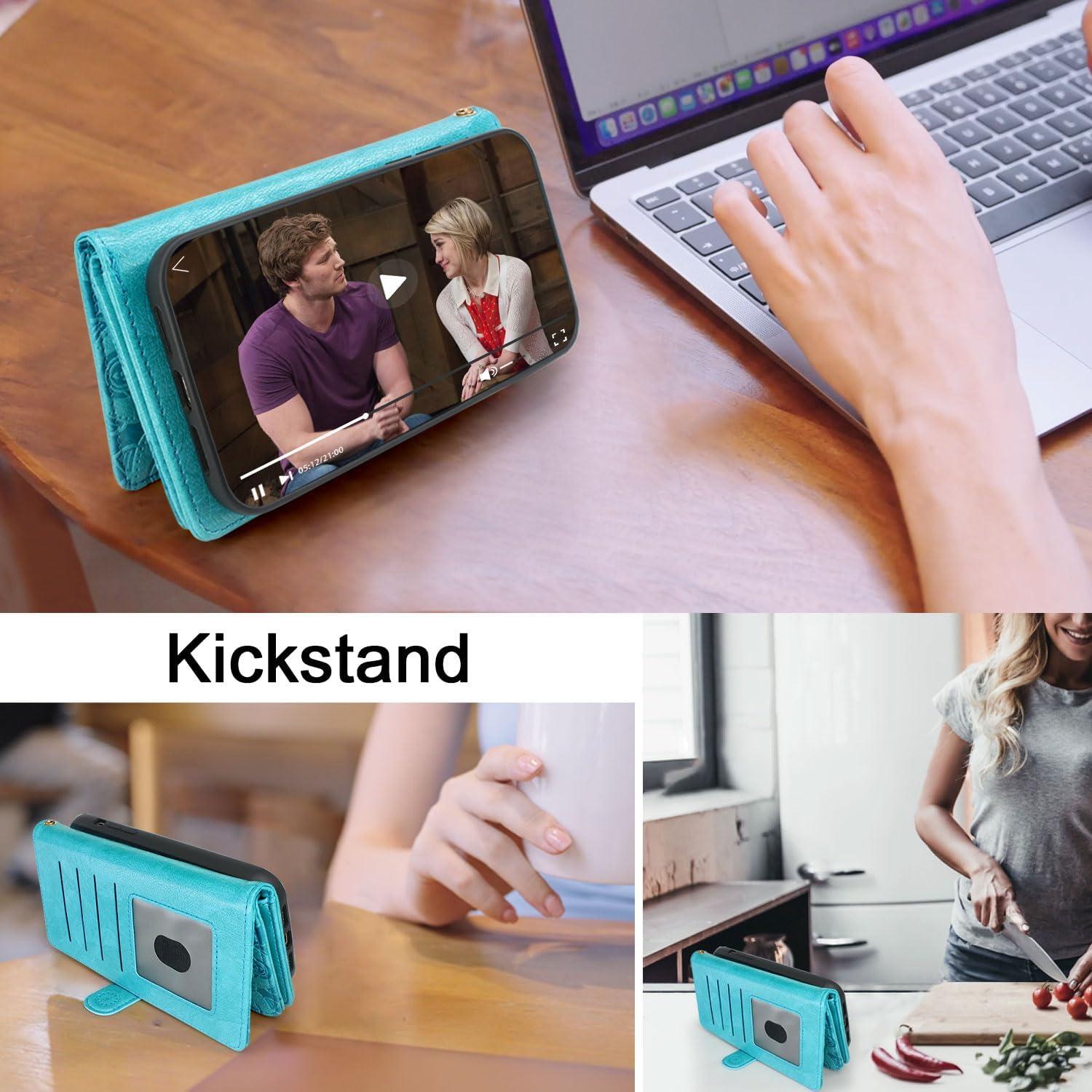 Funda de Cartera Desmontable Harryshell para Samsung Galaxy S25+ 6.7"