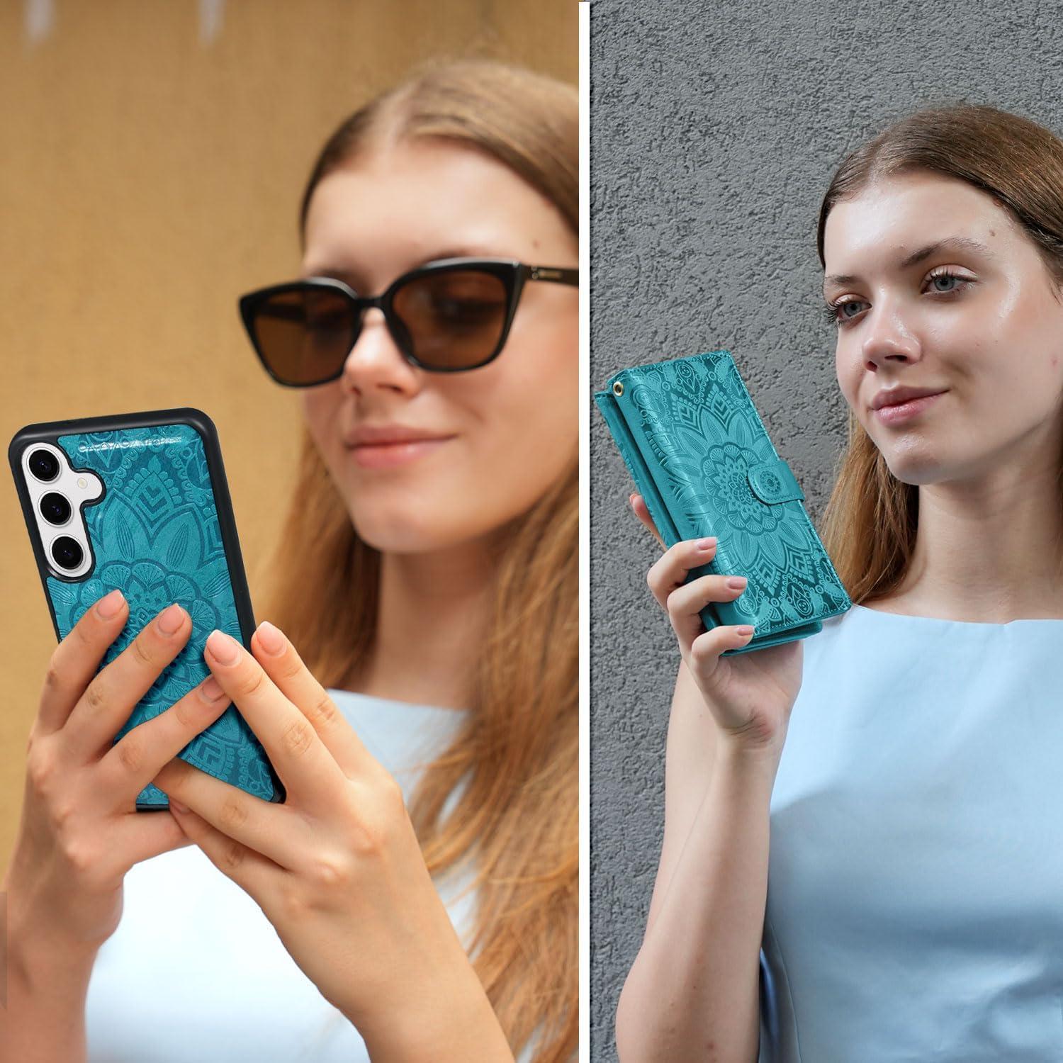 Funda de Cartera Desmontable Harryshell para Samsung Galaxy S25+ 6.7"