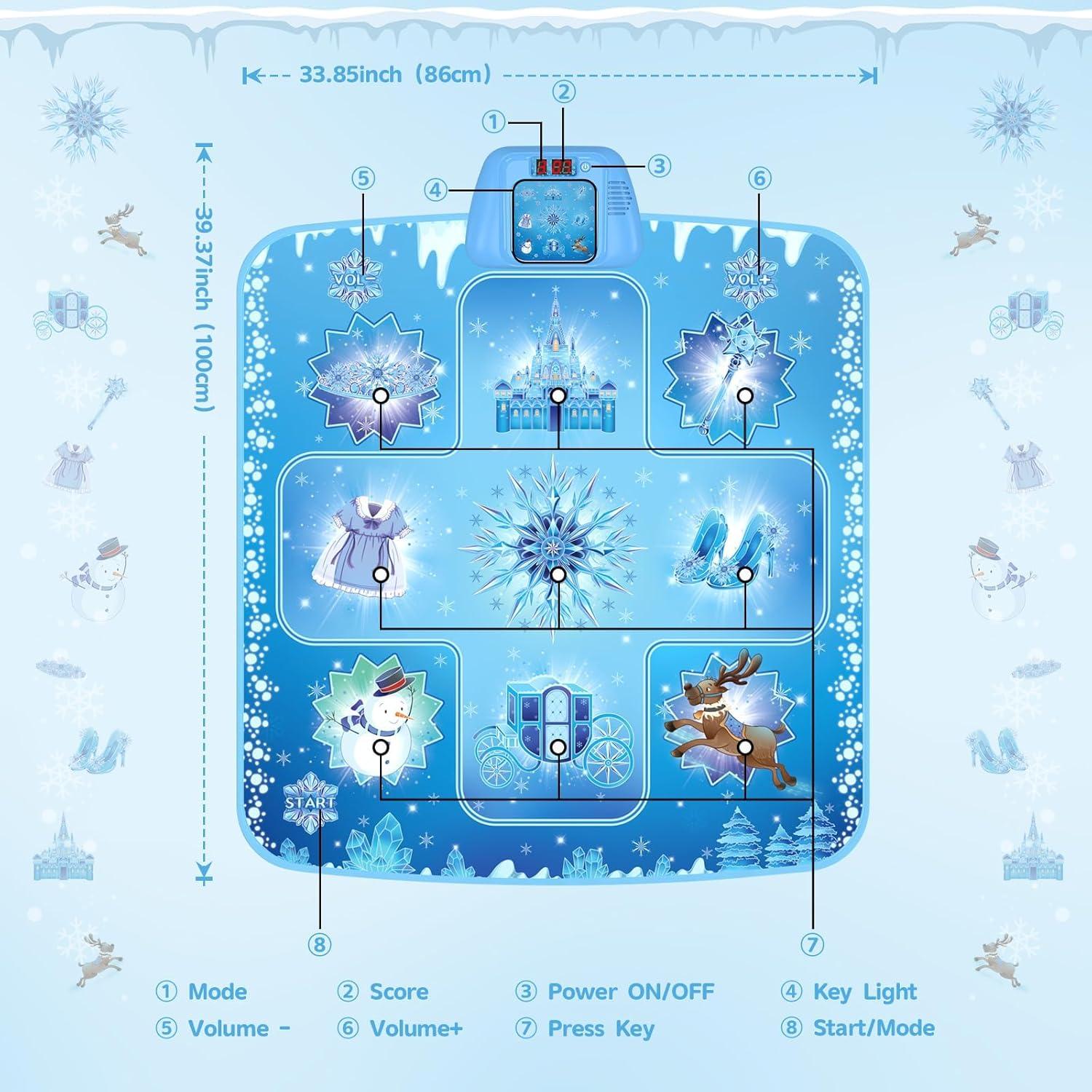 Alfombra de Baile Electrónica GirlsHome Frozen 101.6x86.4cm