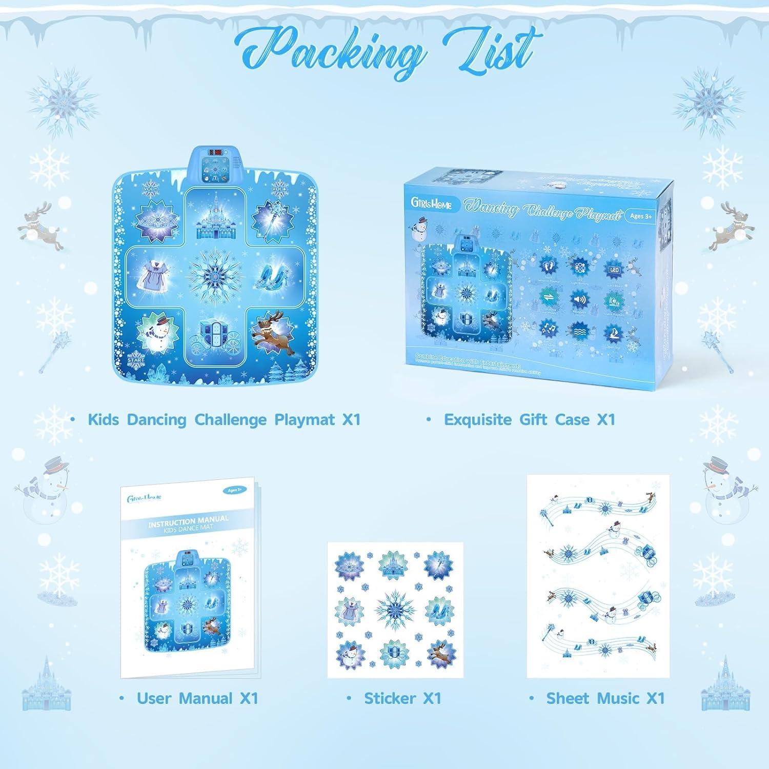 Alfombra de Baile Electrónica GirlsHome Frozen 101.6x86.4cm
