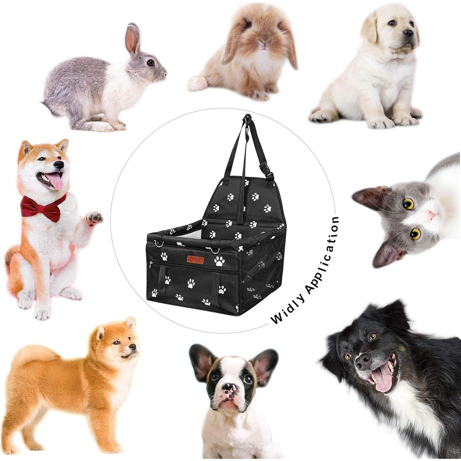 Asiento Elevador para Perros BYGD Negro y Blanco 40x30x25cm