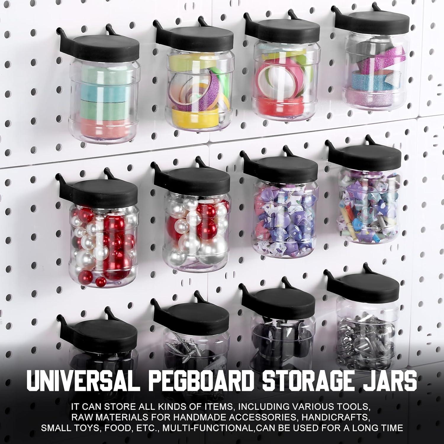 Conjunto de 20 Tarros Organizadores de Tablero de Clavijas Unittype