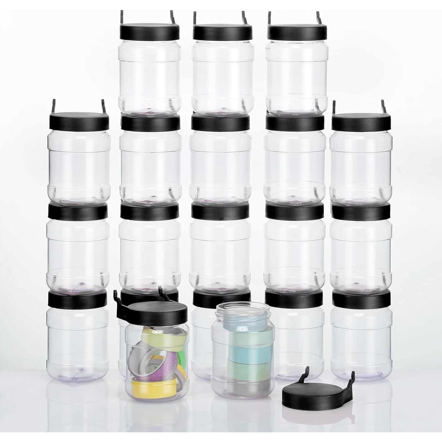 Conjunto de 20 Tarros Organizadores de Tablero de Clavijas Unittype