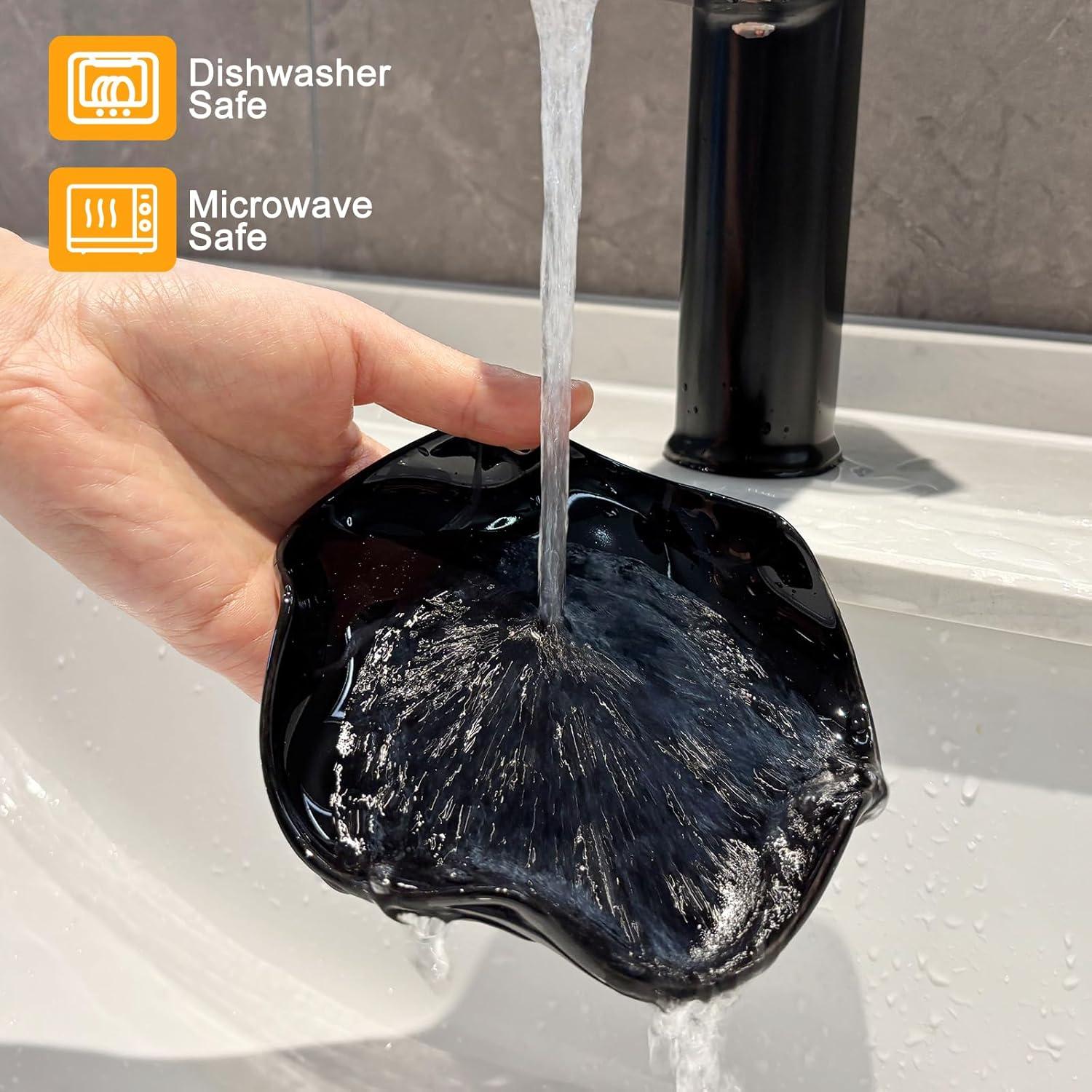 Soporte para Cucharas de Cerámica SVLX 13.5 cm Negro