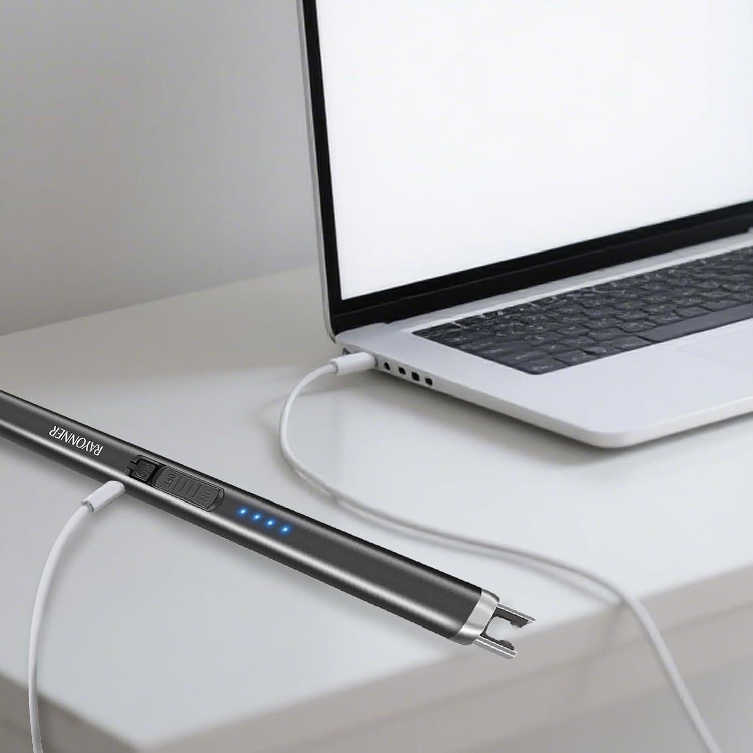 Encendedor Eléctrico RAYONNER Recargable USB a Prueba de Viento