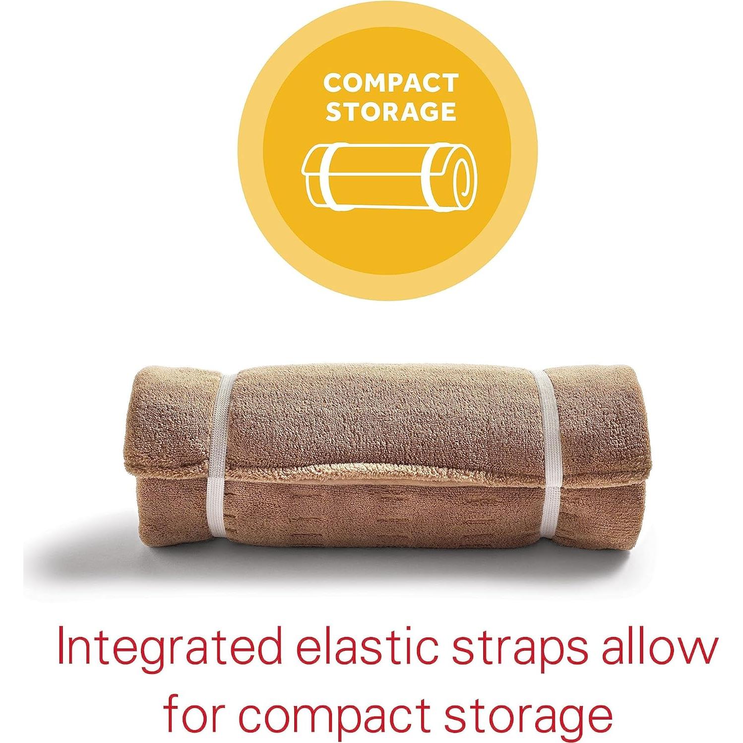 Almohadilla Térmica Sunbeam Rey 30x60 cm Beige con Calor Rápido