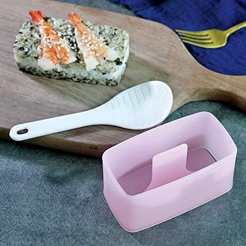 Spam Musubi Mold - 2 Pack Musubi Maker Pres, Luncheon Meat Press, Musubi Maker Mold, Onigiri Mold, Sushi Making Kit with Small Rice Paddle