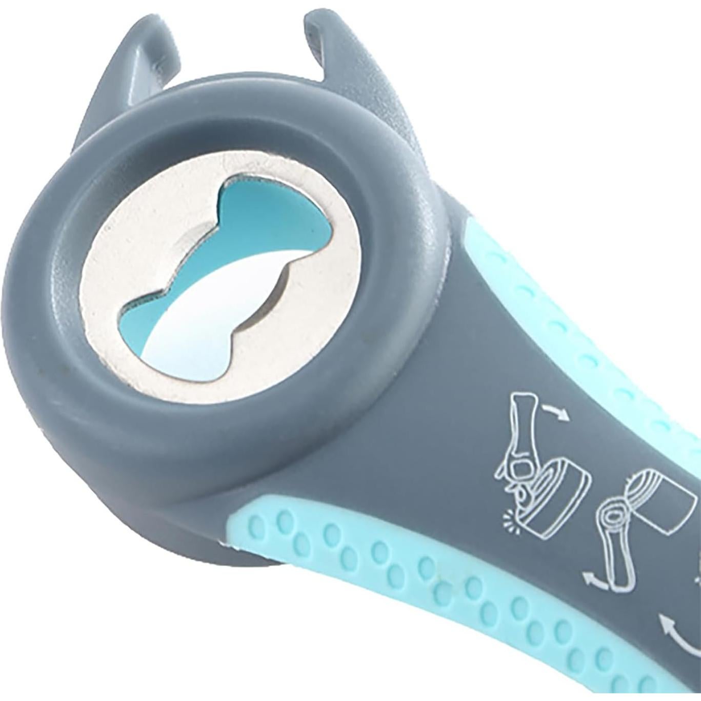 Abrebotellas ergonómico Kunovo 4-en-1 y 5-en-1 para manos débiles