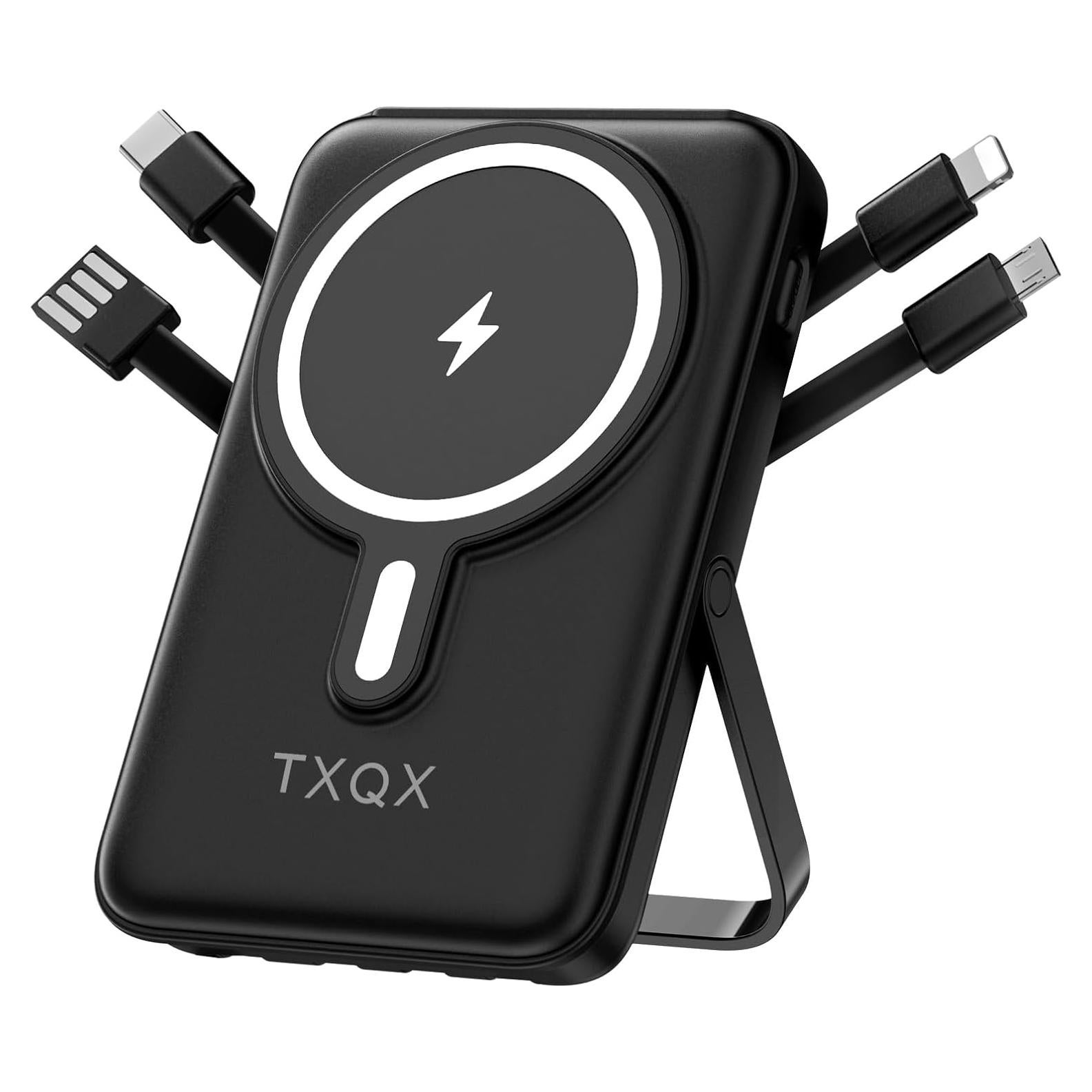 Cargador Portátil Inalámbrico TXQX 10000mAh Carga Rápida 22.5W