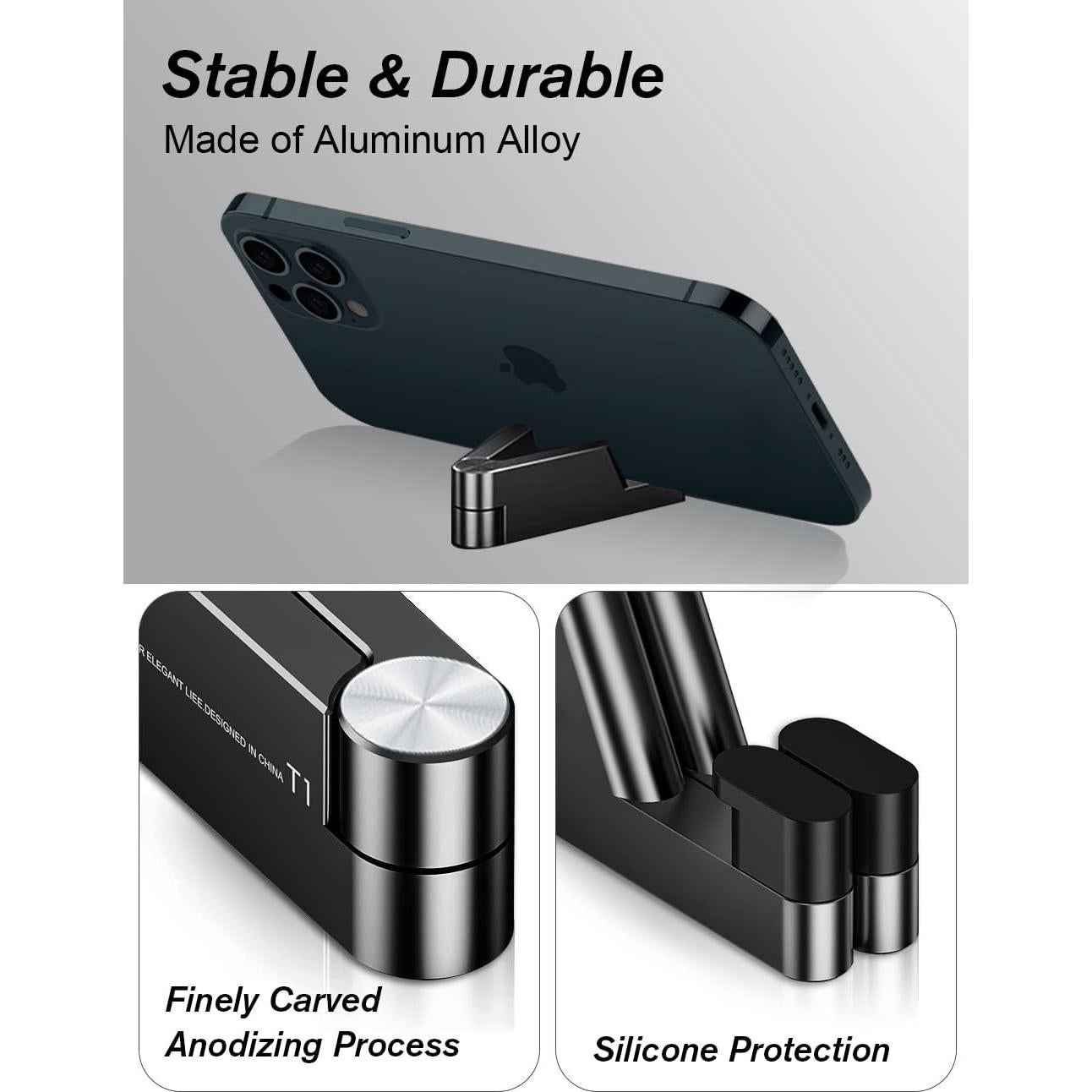 Soporte Plegable para Teléfono MONEER - Compatible con iPhone y Tabletas