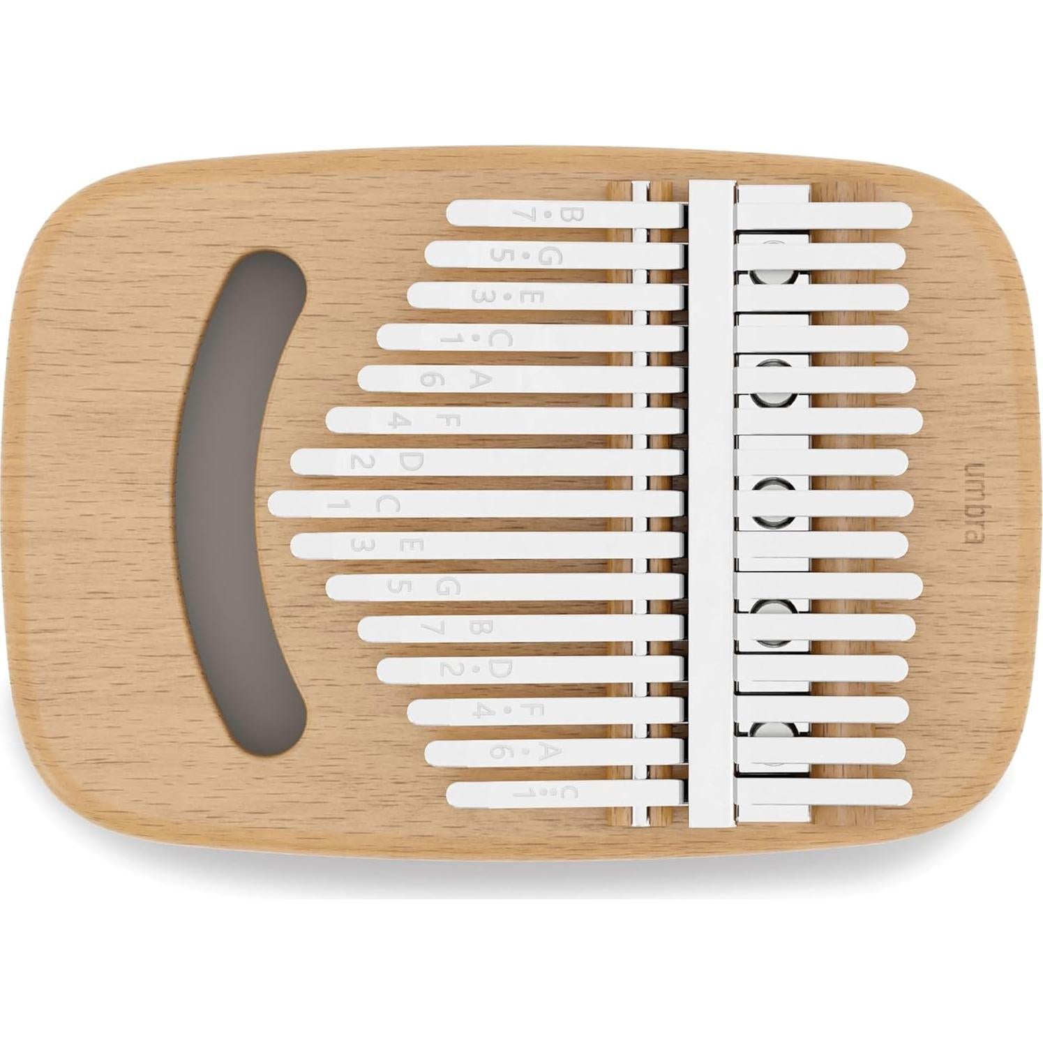 Kalimba Strumba de Madera con Teclas de Metal 16x11 cm