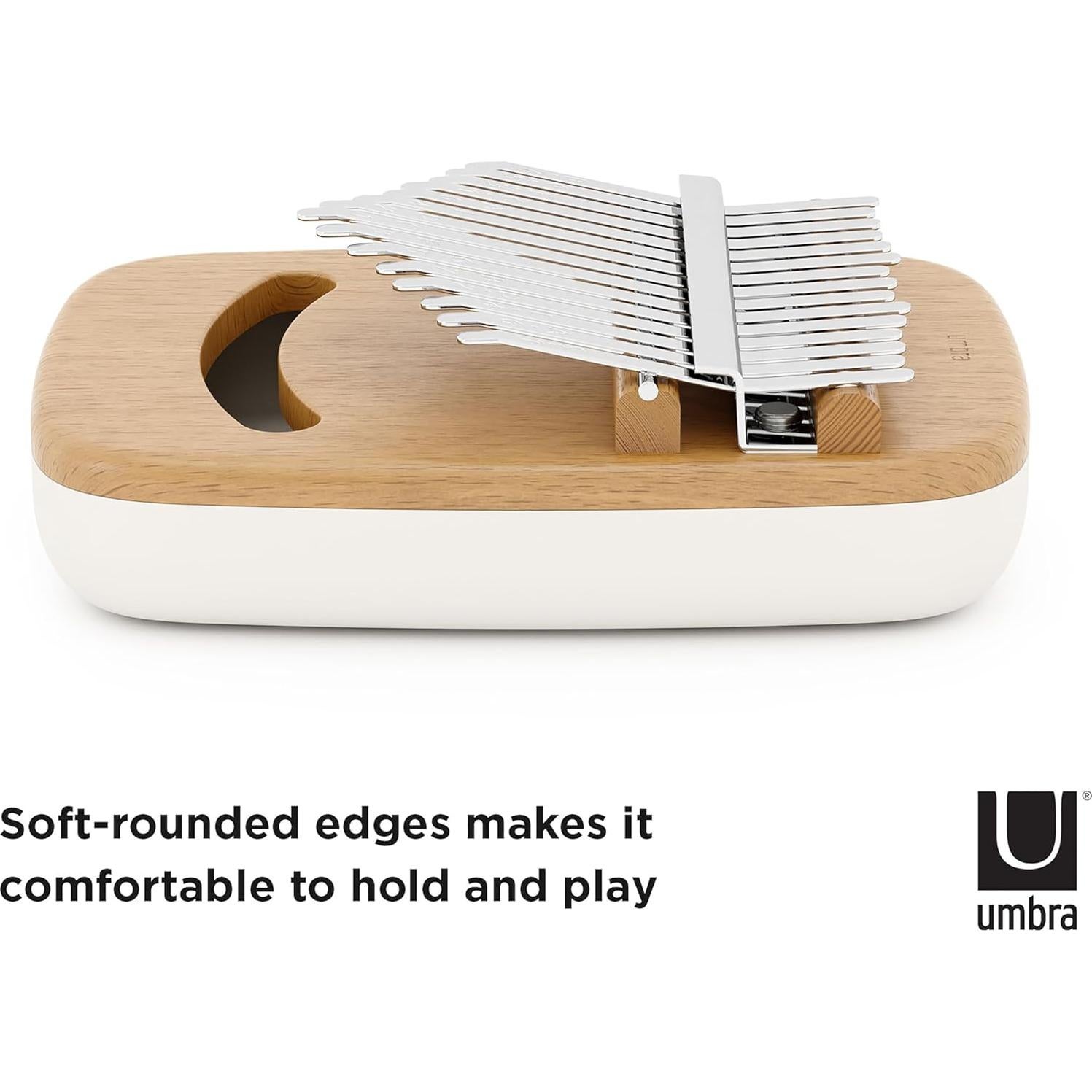 Kalimba Strumba de Madera con Teclas de Metal 16x11 cm