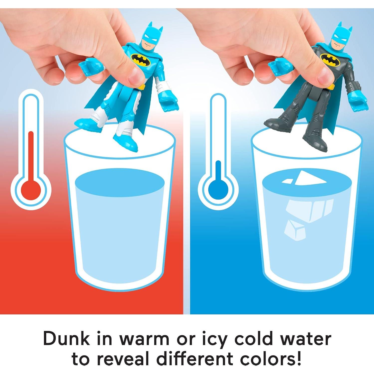 Figuras Imaginext Fisher-Price Batman y Mr. Freeze 3+ Años