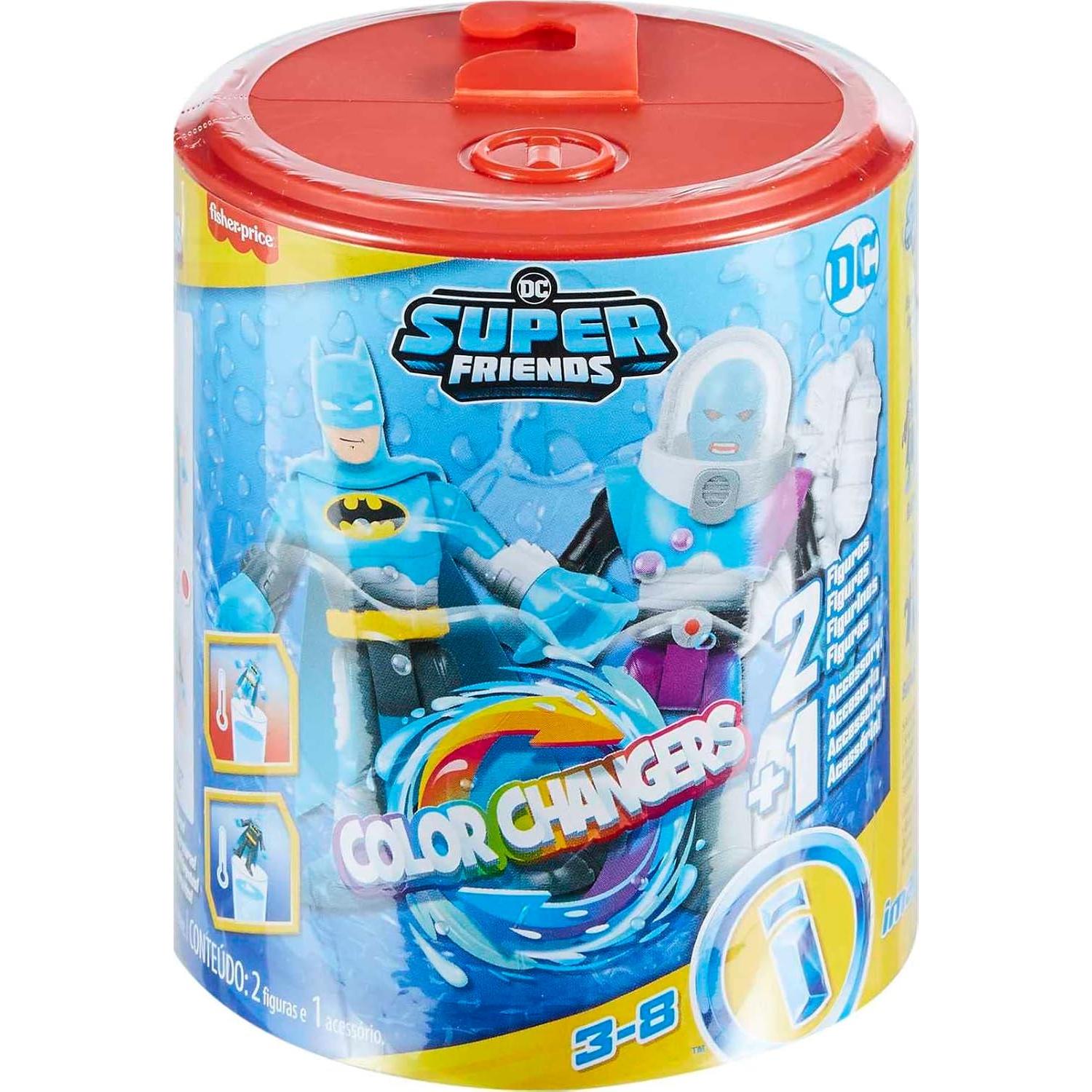 Figuras Imaginext Fisher-Price Batman y Mr. Freeze 3+ Años