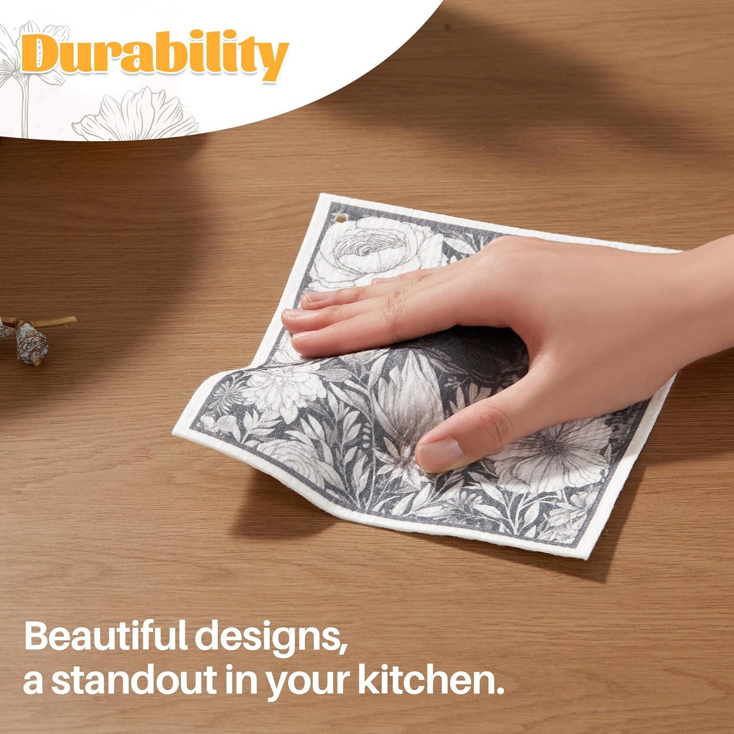 Paños de Limpieza Reutilizables JOYMOOP 12 Piezas 17x20 cm