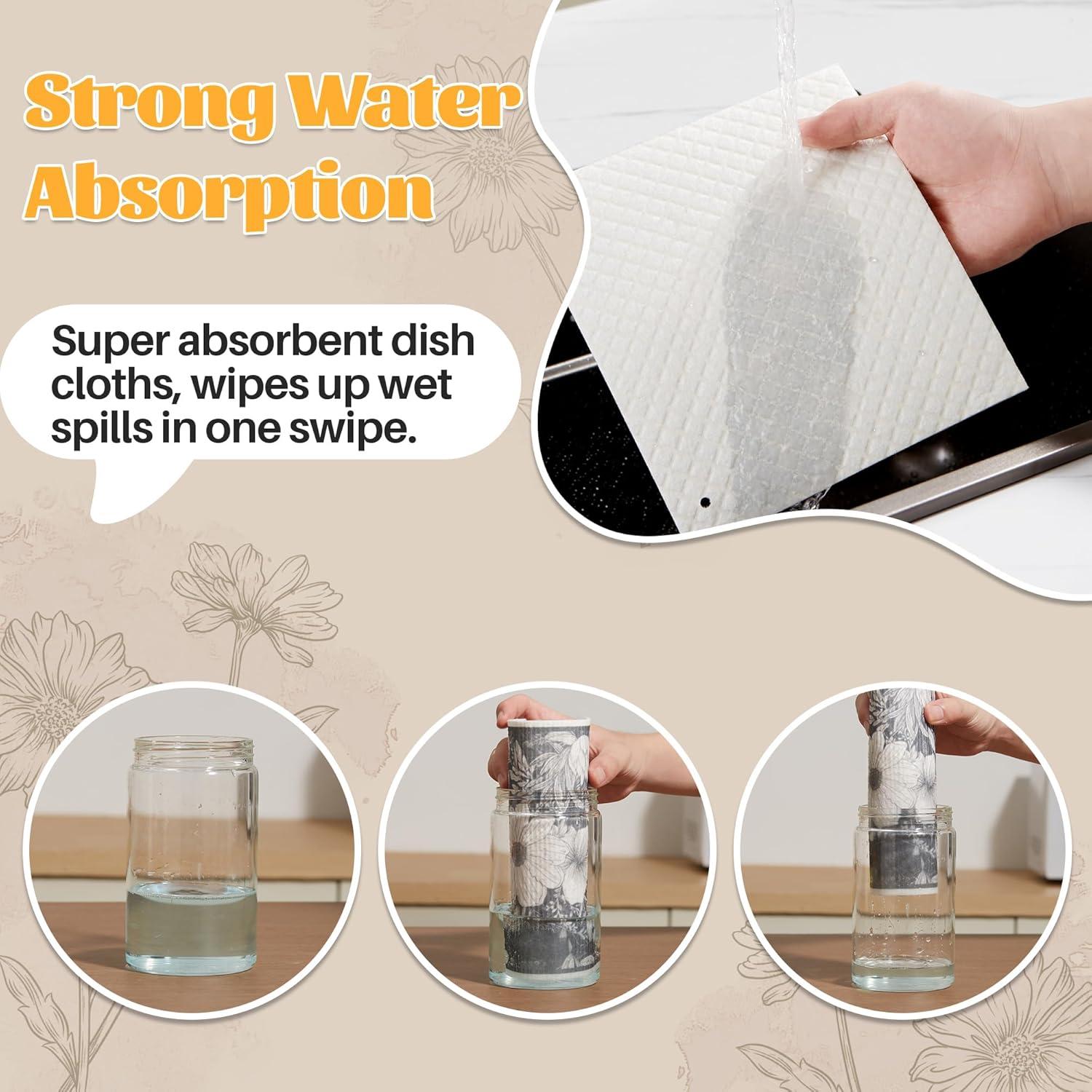 Paños de Limpieza Reutilizables JOYMOOP 12 Piezas 17x20 cm