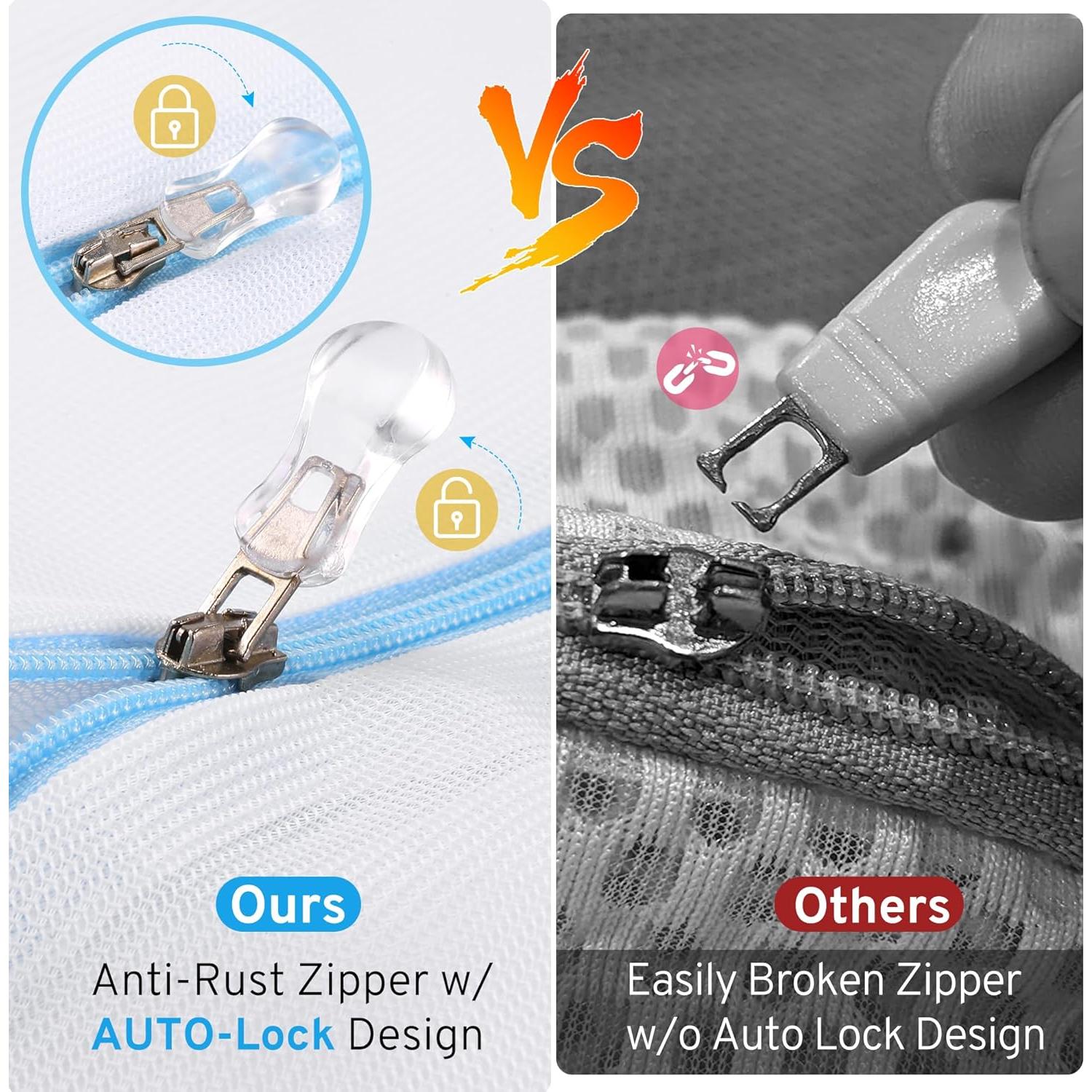 Bolsas de Lavandería de Malla Urezorgear - 7 Piezas, Protección Delicados