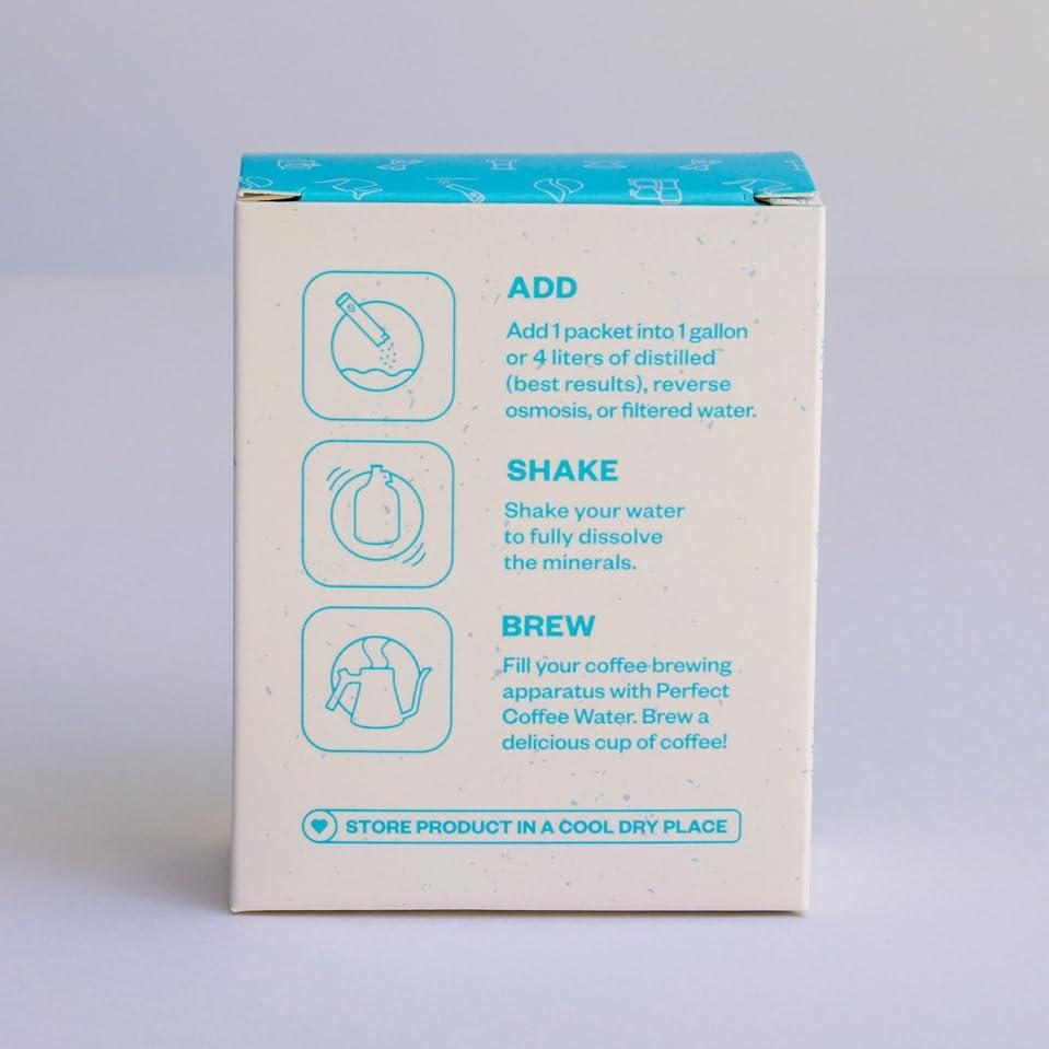 Minerales para Agua de Café Perfecta - 10 Paquetes de 9.92g