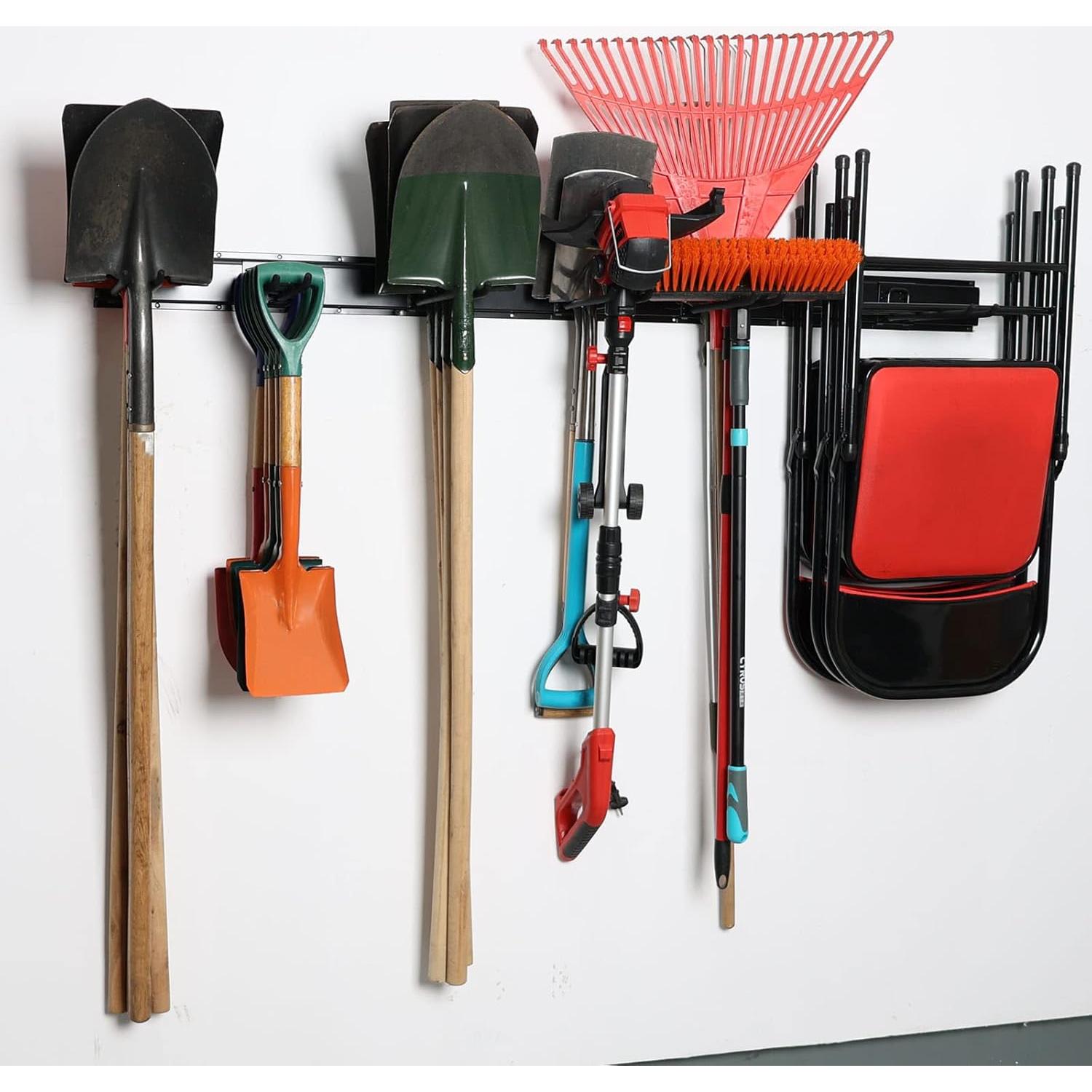 Organizador de Almacenamiento Wallmaster 6 Ganchos Ajustables 450 lb