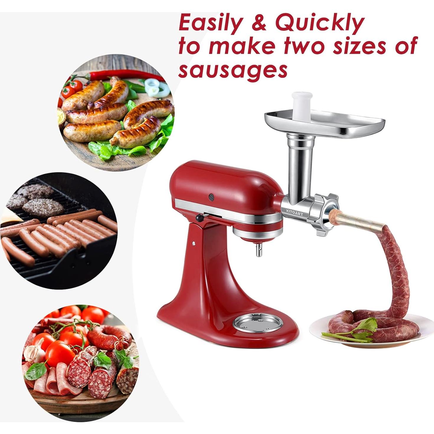 Accesorio Molinillo de Carne KITOART para Mezclador KitchenAid