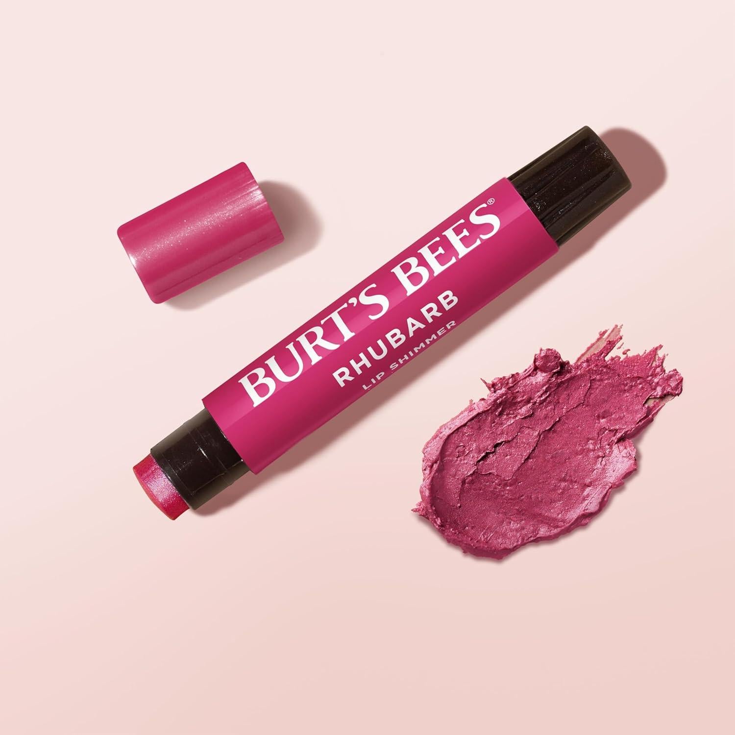 Tinte Labial Brillante Burt's Bees Ruibarbo 2.54g Hidratante