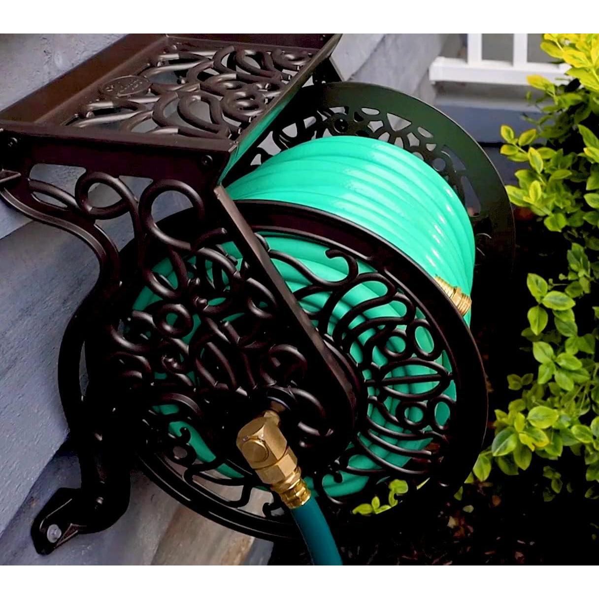 Carrete de Manguera de Pared Liberty Garden 704 - Bronce, 38.1m