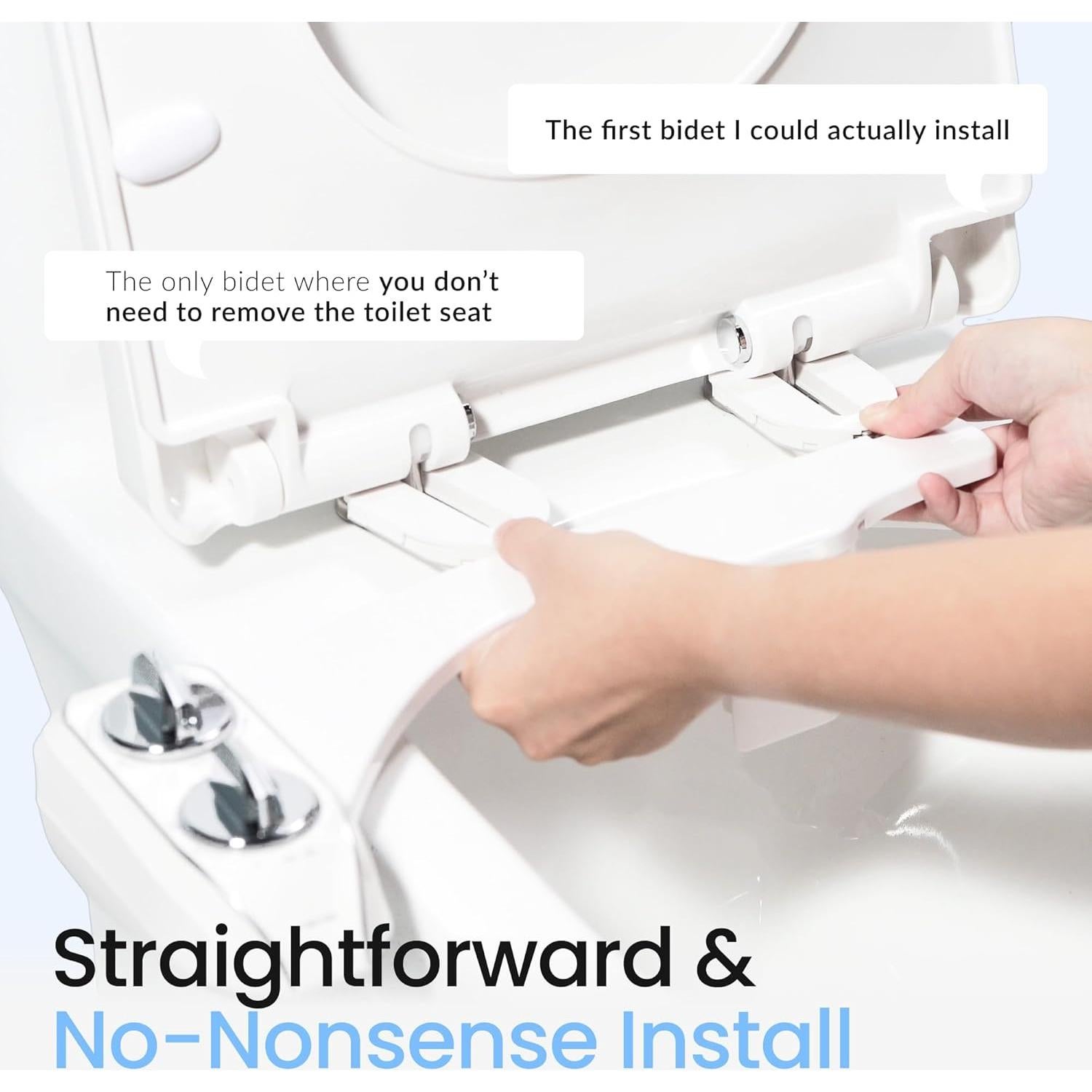 Bidet LUXE NEO 185 Plus - Autolimpieza 360° y Boquillas Dobles