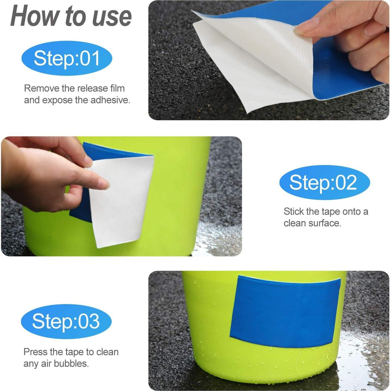 Cinta de Sello de Butilo SUNLL 5cm x 5m Impermeable Azul