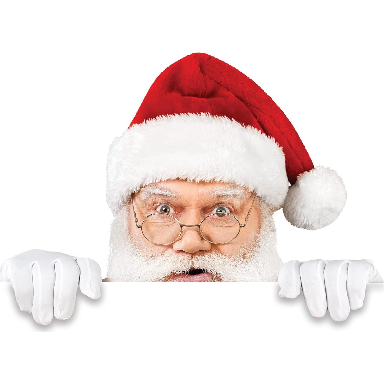 Gafas de Santa Claus Oro Kangaroo - Lentes Claros Redondos