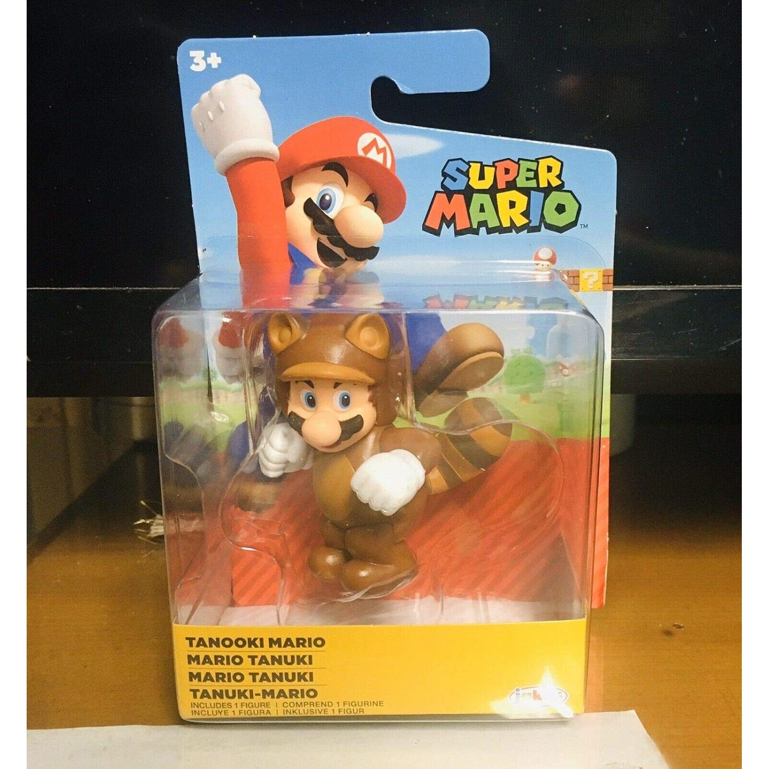 Figura Tanooki Mario Jakks 6,35 cm serie 2-2
