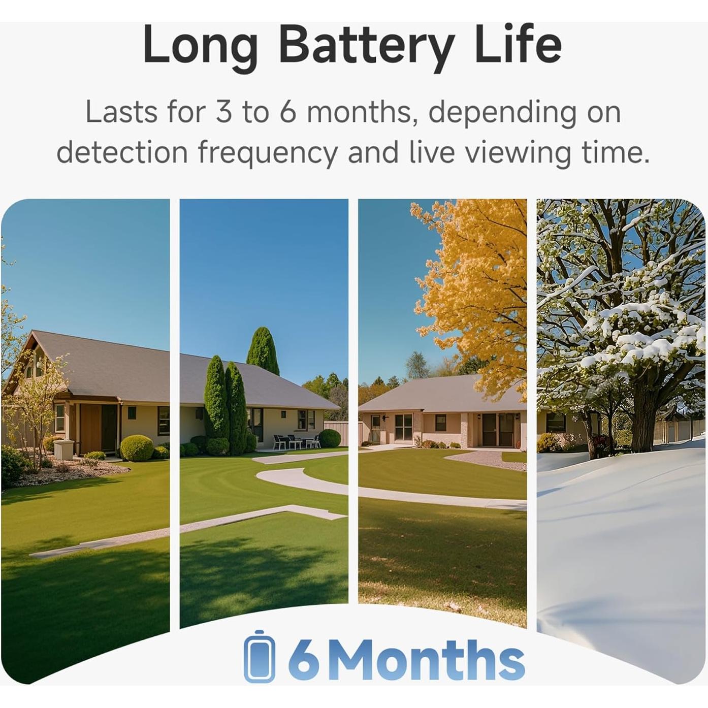 Cámara de Seguridad Inalámbrica Noorio B210-SE 2K con AI