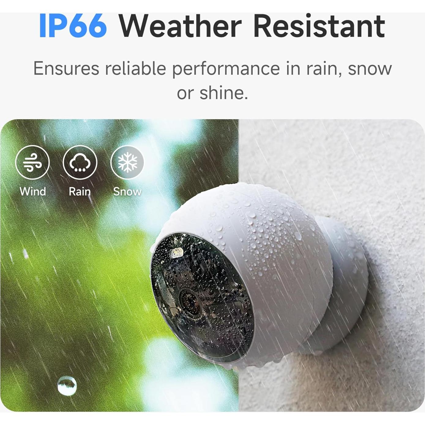 Cámara de Seguridad Inalámbrica Noorio B210-SE 2K con AI