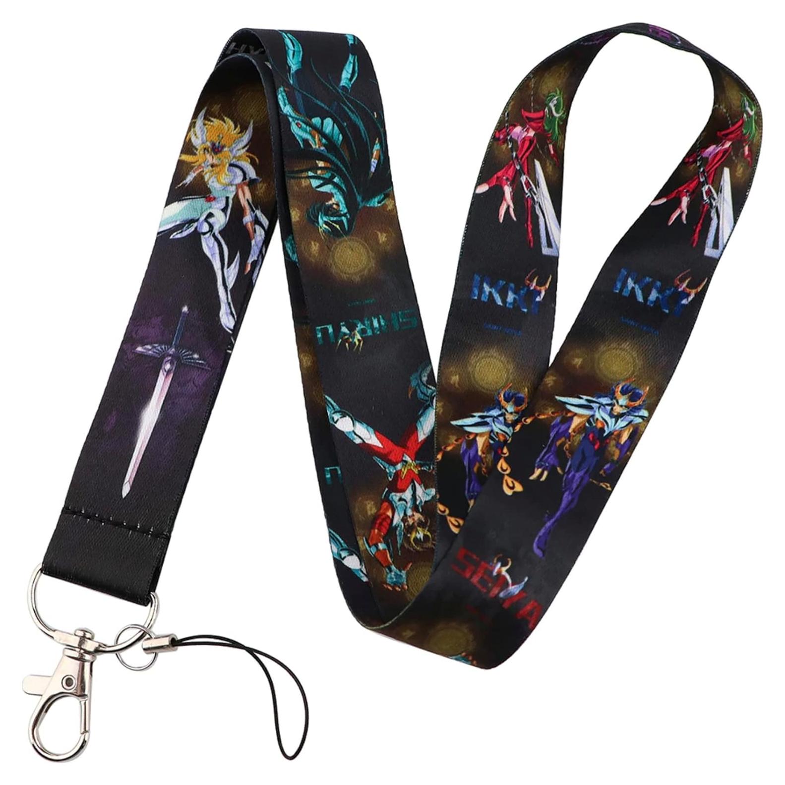 Lanyard Caballeros del Zodiaco Pinstant 44.96 cm Soporte ID