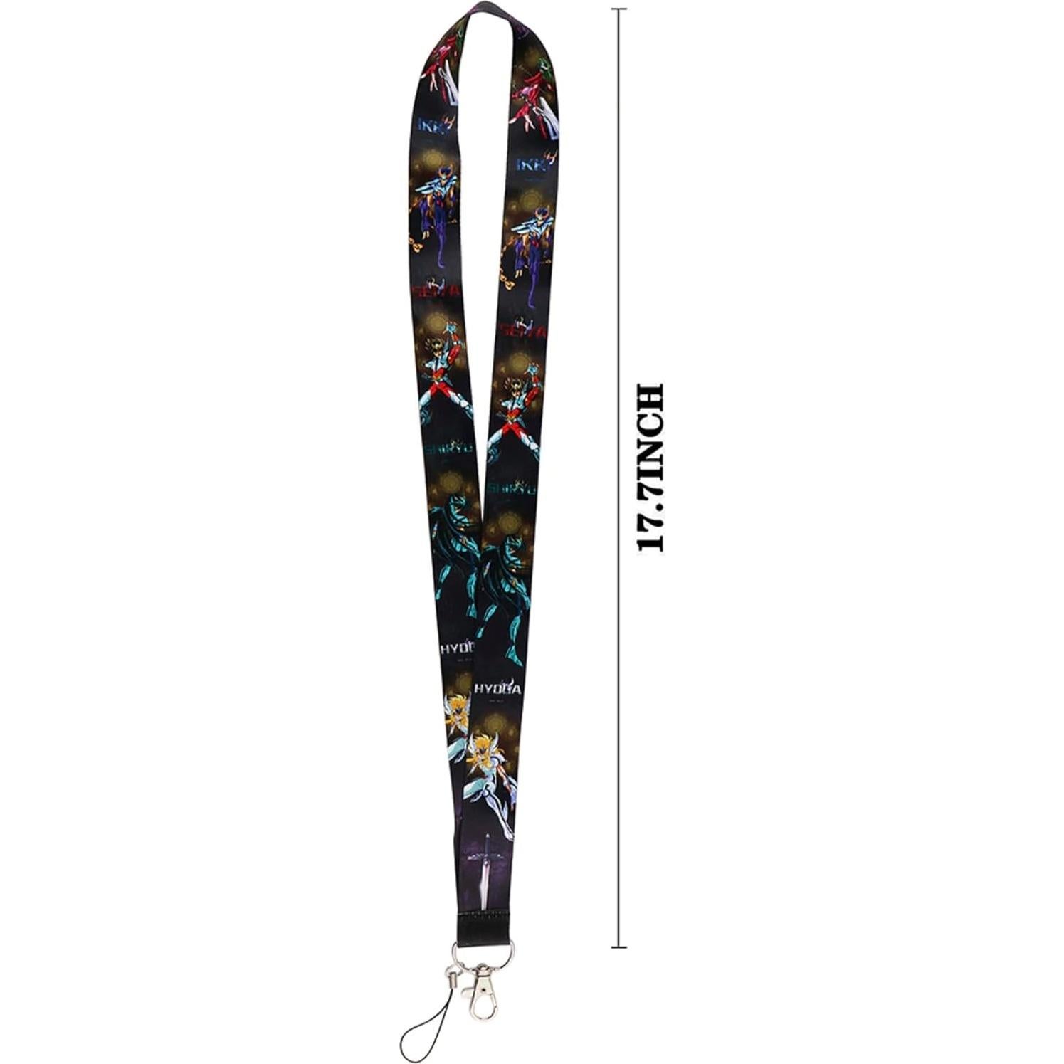 Lanyard Caballeros del Zodiaco Pinstant 44.96 cm Soporte ID