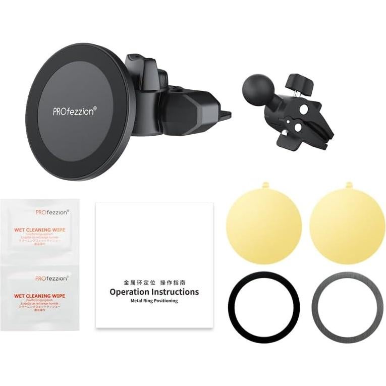 Soporte Magnético para Teléfono PROfezzion MagSafe CD/Ventilación