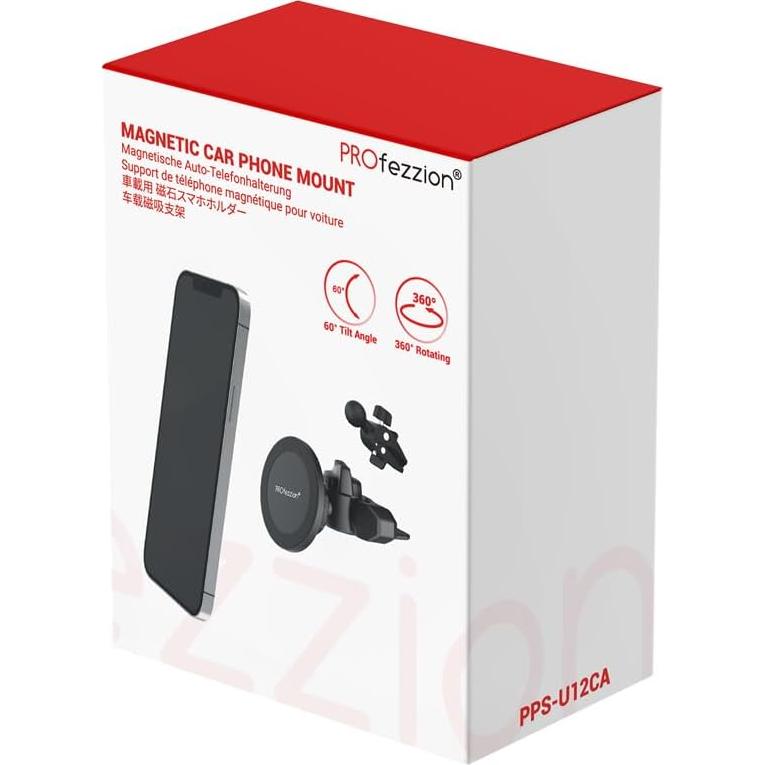 Soporte Magnético para Teléfono PROfezzion MagSafe CD/Ventilación