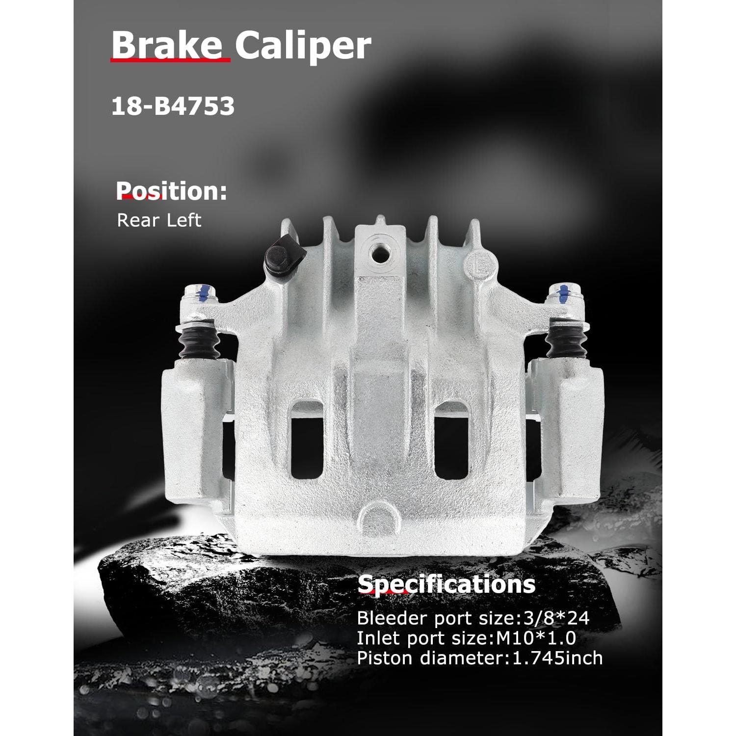 Caliper de Freno Trasero Izquierdo CCIYU 18-B4753 para Ford