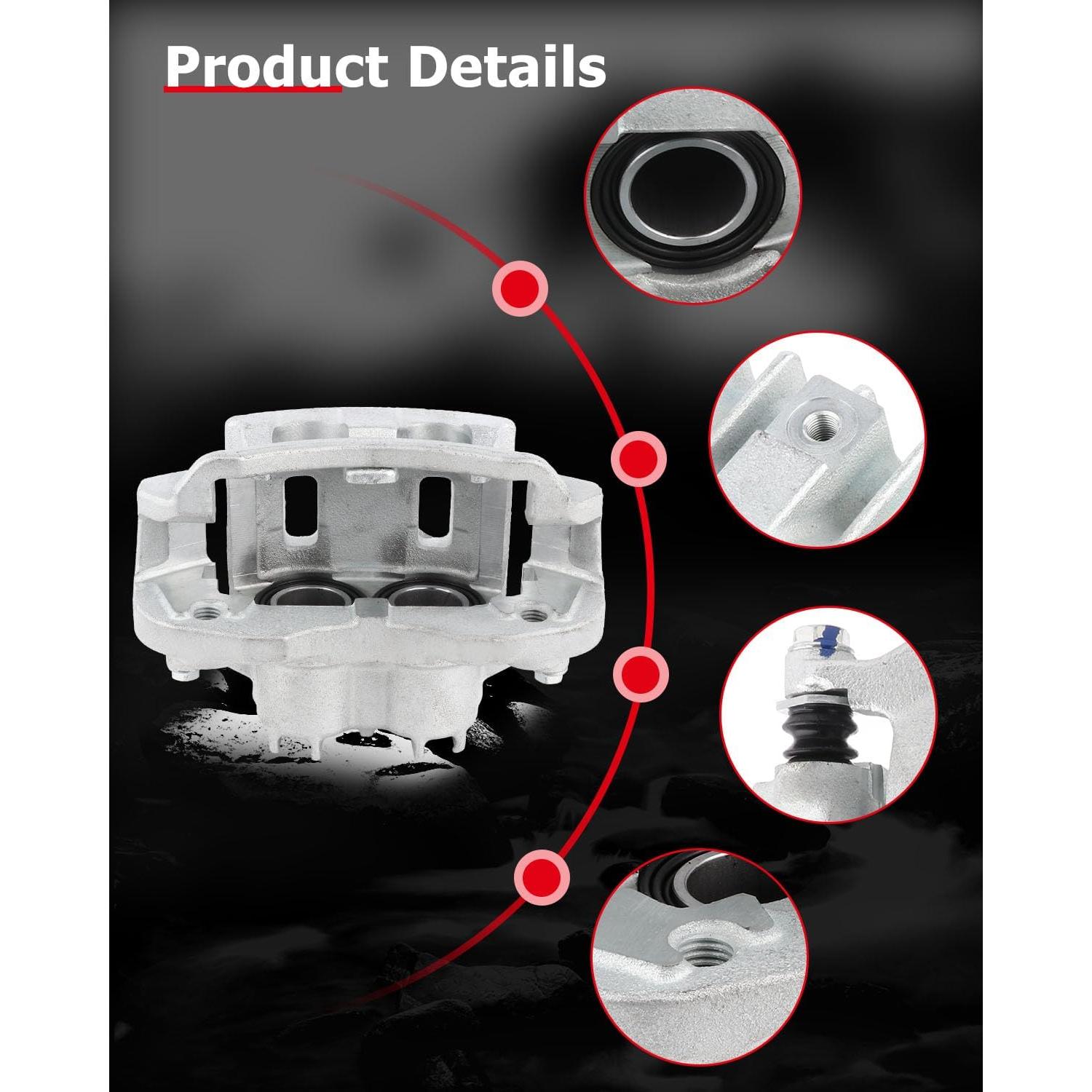 Caliper de Freno Trasero Izquierdo CCIYU 18-B4753 para Ford