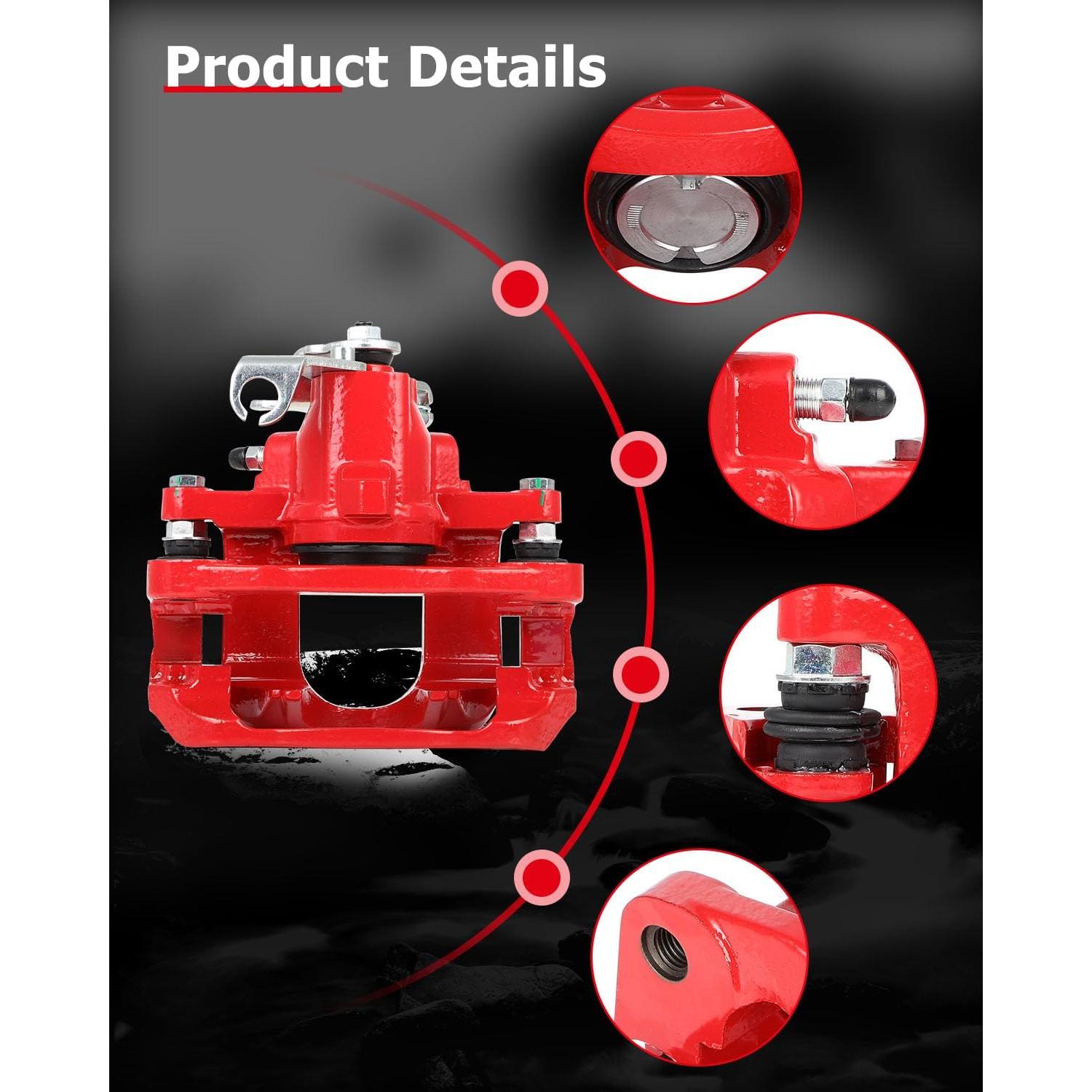 Caliper de Freno Trasero Derecho CCIYU 18B5080 para Chrysler/Dodge