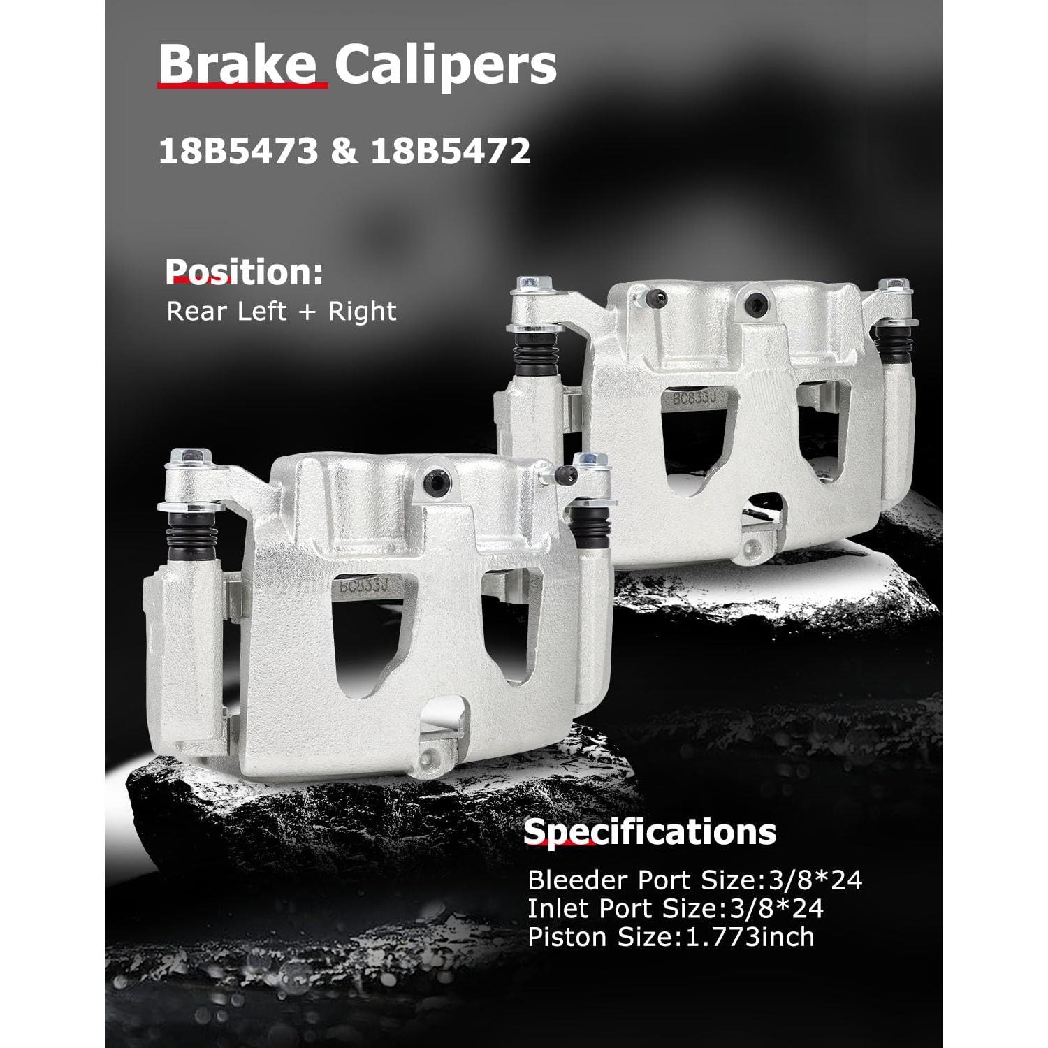 Calipers de Freno Traseros CCIYU para Ford F-250/F-350 2013-2019