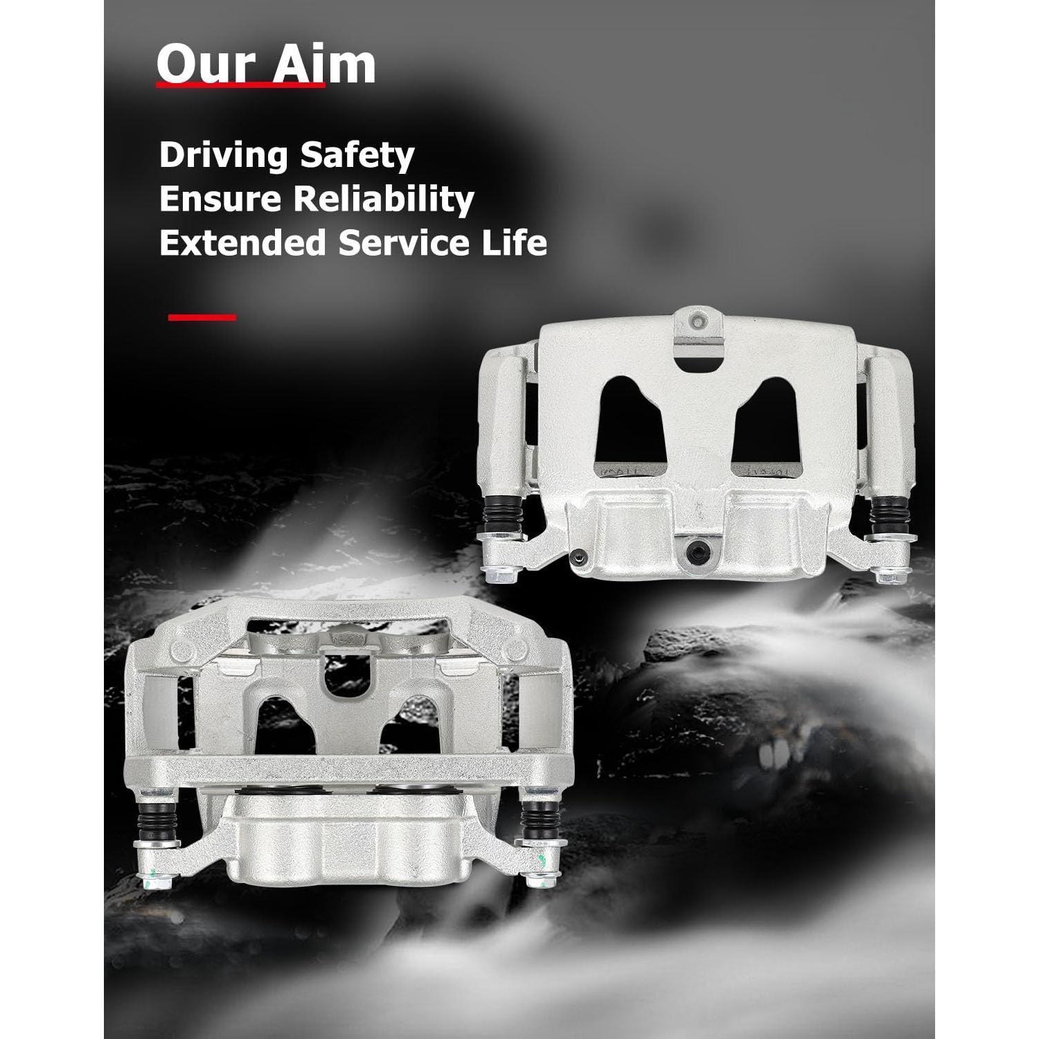 Calipers de Freno Traseros CCIYU para Ford F-250/F-350 2013-2019