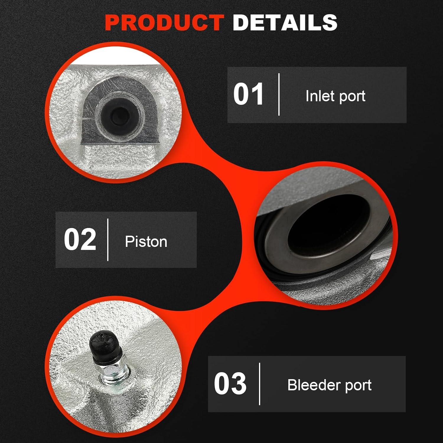 Caliper de Freno Frontal Derecho CCIYU 18B4918 para Cadillac, Chevy y GMC