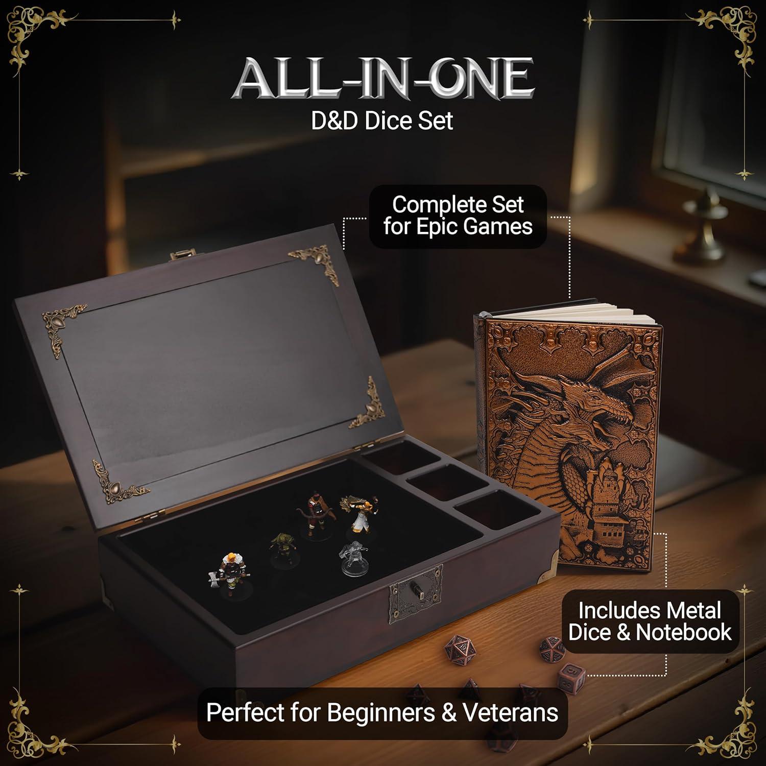 Bandeja de Dados DND HORNATE 30.8x20 cm Madera Fantasía