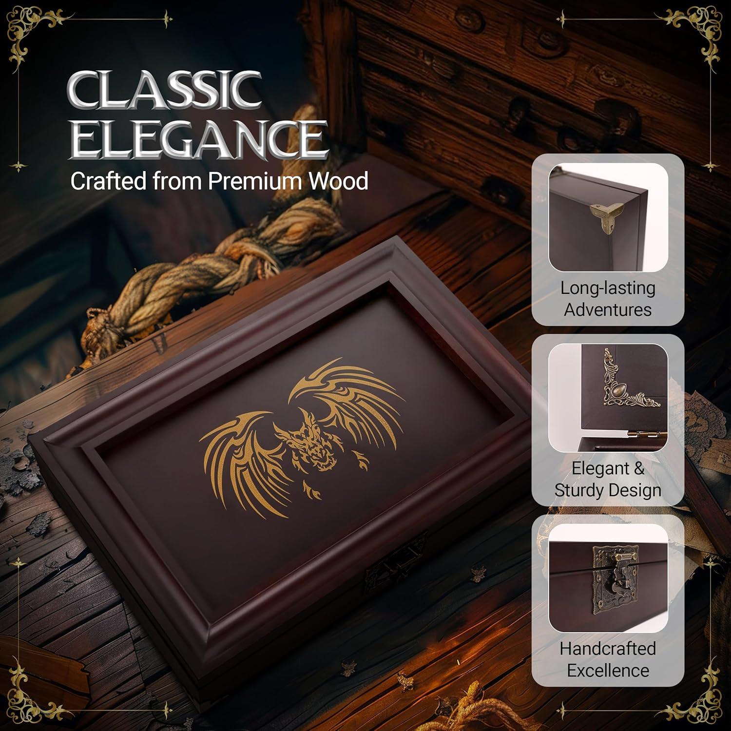 Bandeja de Dados DND HORNATE 30.8x20 cm Madera Fantasía