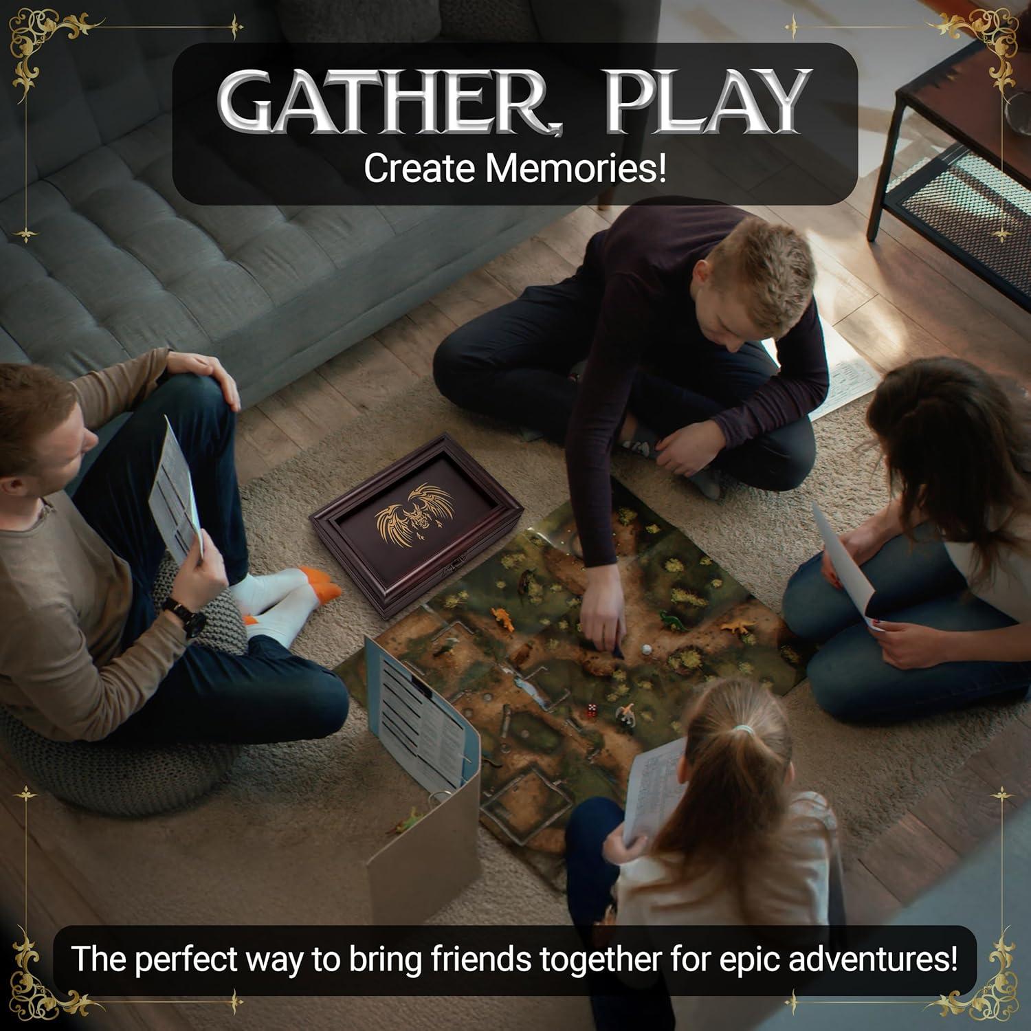 Bandeja de Dados DND HORNATE 30.8x20 cm Madera Fantasía