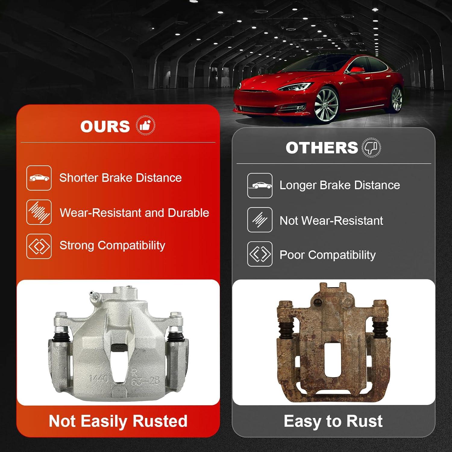 Calipers de Freno CCIYU para Toyota Camry 2002-2006