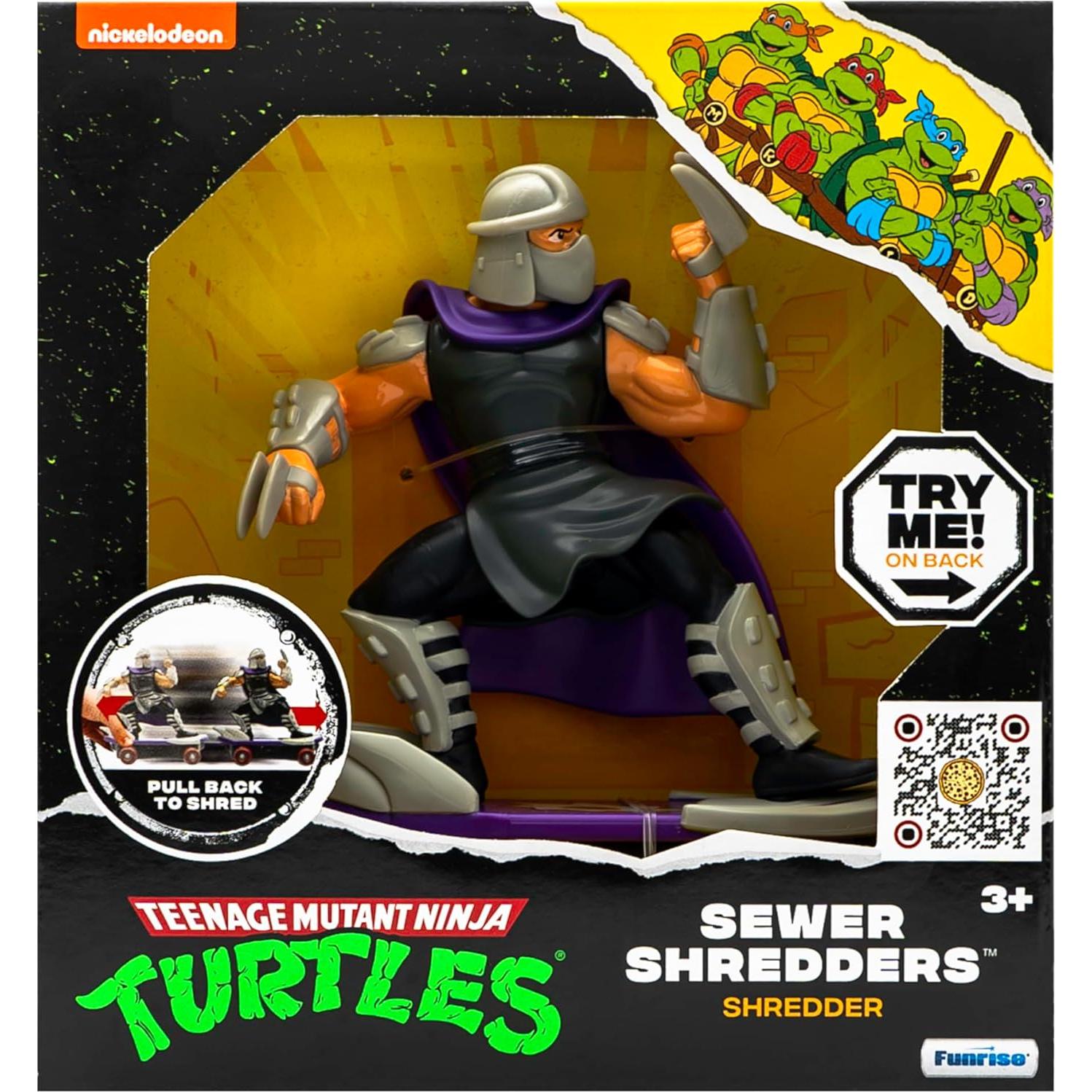 Figura Shredder Tortugas Ninja 12,7 cm Edición Clásica