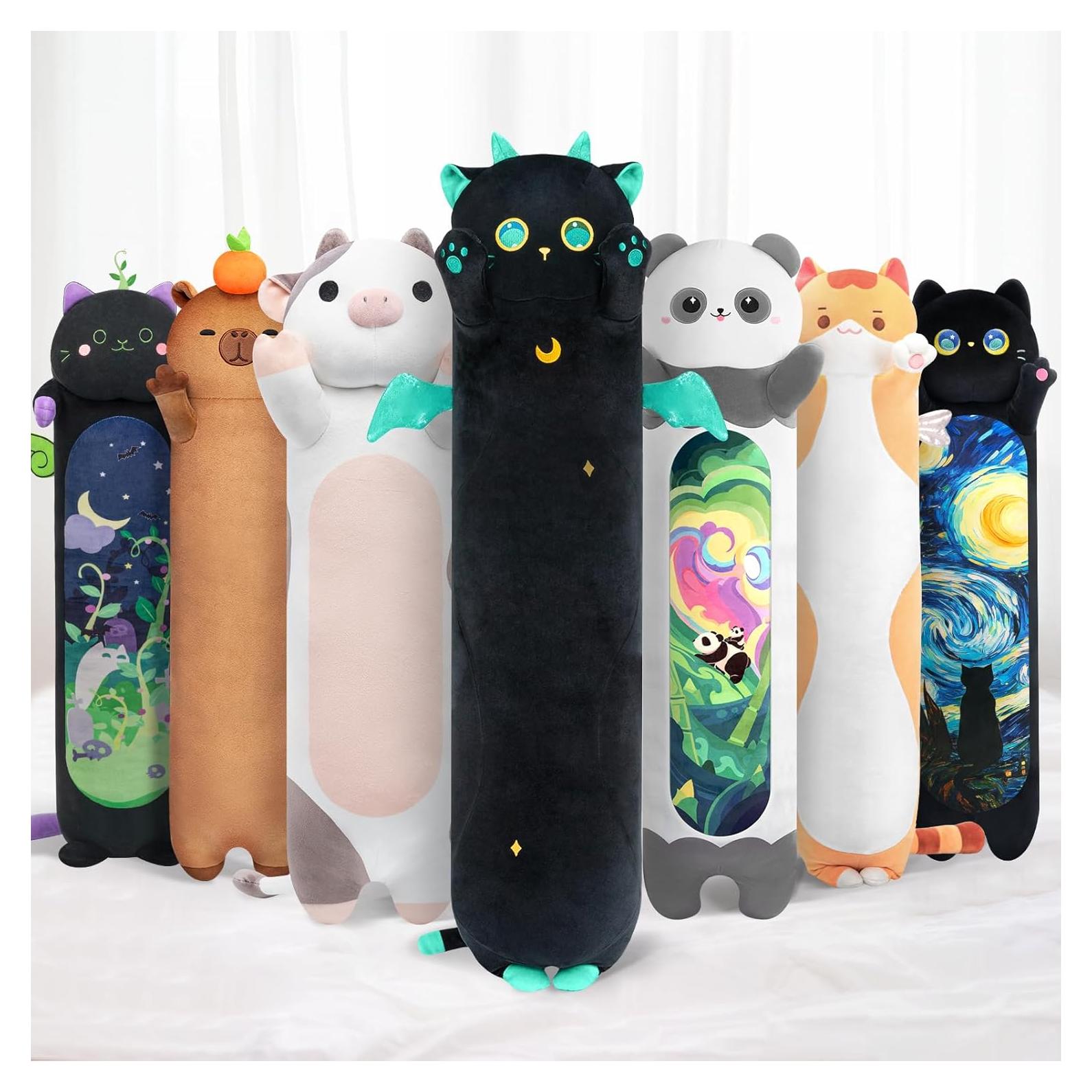 Gato de Peluche Mewaii 90cm Suave Almohada Kawaii